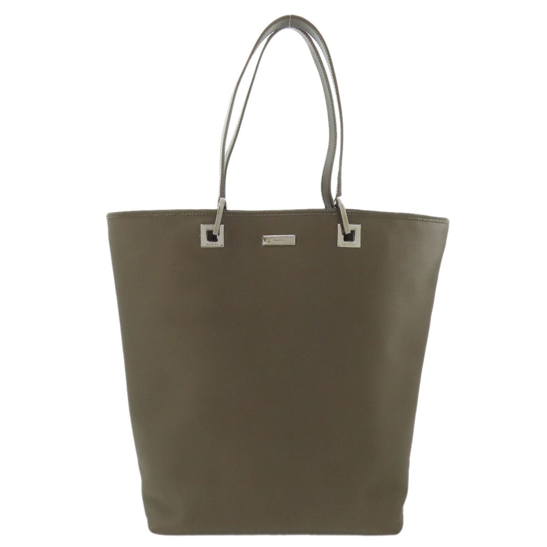 Logo Tote Bag Nylon Leather Gucci Bag 002 1998: Logo Tote Bag Nylon Leather Gucci Bag 002 1998 Brown Nylon Leather Gucci Tote Bag from 1998. This iconic tote bag features a unique combination of nylon and leather materials, showcasing a
