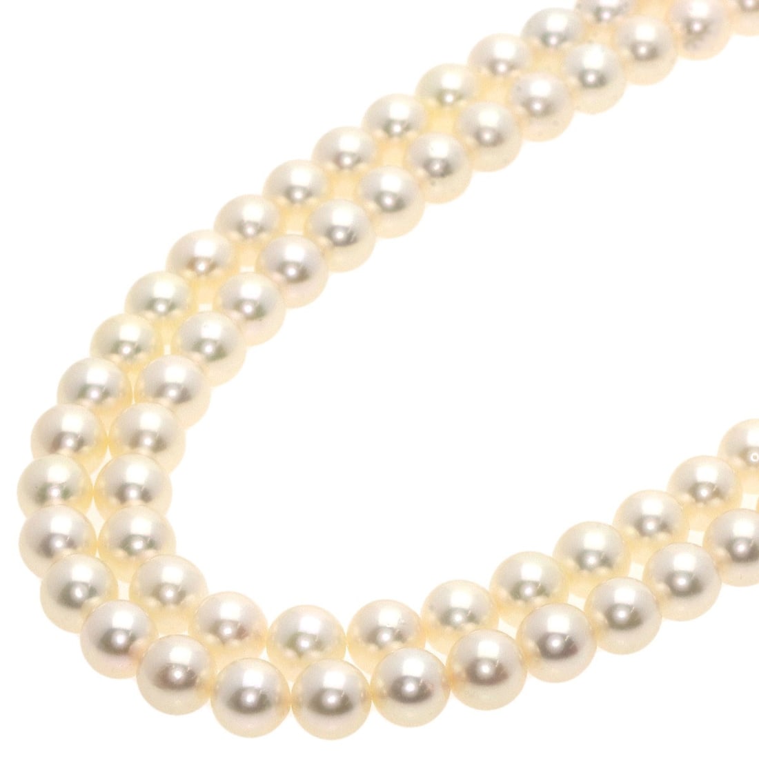 Mikimoto Pearl 2 Series Necklace K14 White Gold: Mikimoto Pearl 2 Series Necklace K14 White Gold K14 White Gold Mikimoto Pearl 2 Series Necklace boasts a sleek design featuring a high-quality pearl as the main stone, set against a sophisticated