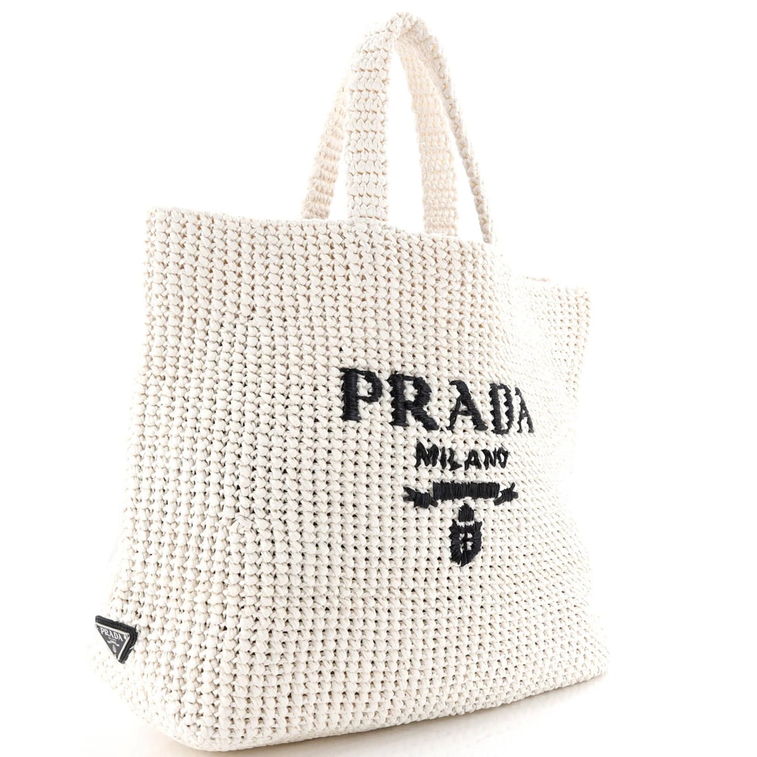 Raffia Large Tote Prada - 2