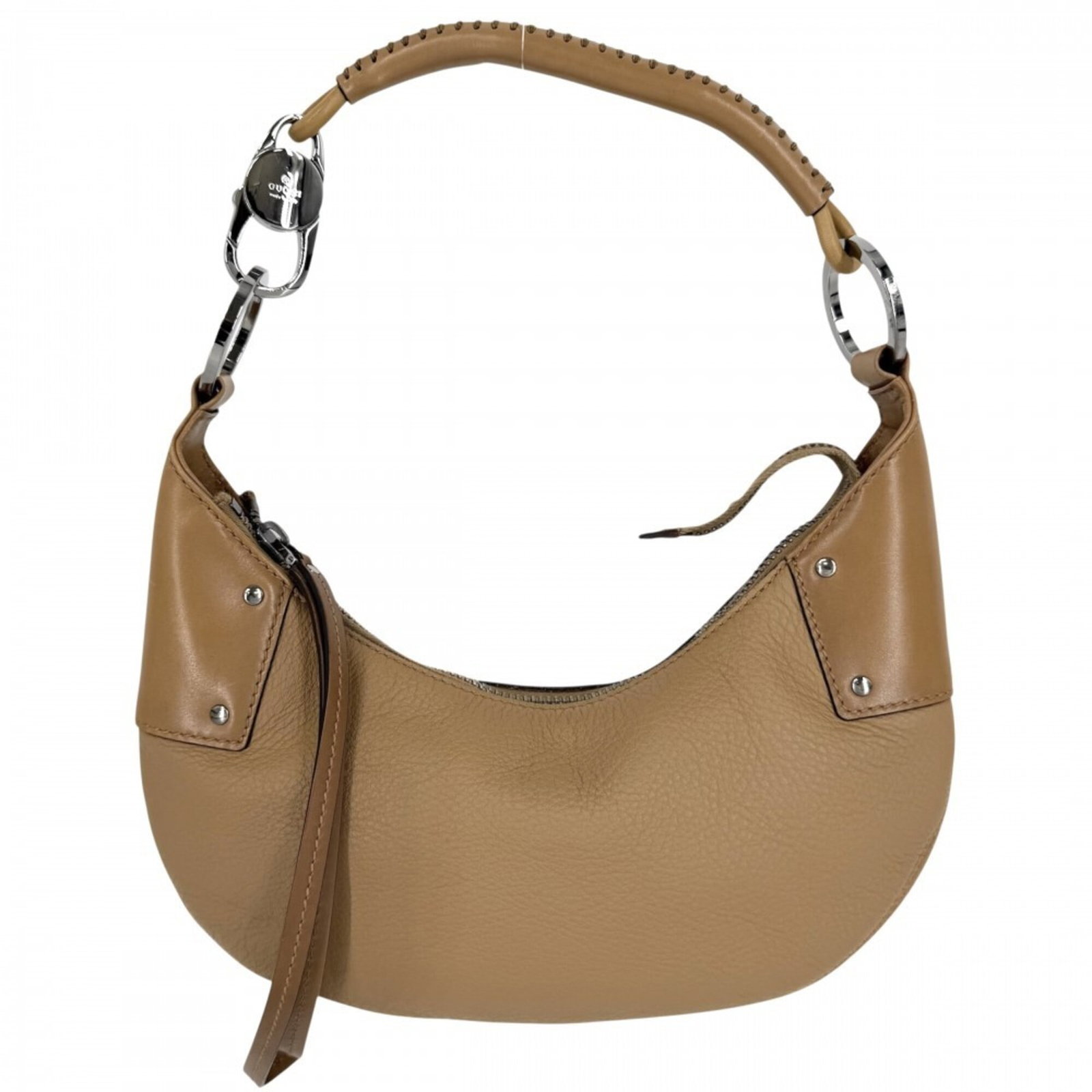 Handbag Supreme Gucci Leather: Handbag Supreme Gucci Leather GG Supreme leather gives this Gucci handbag a luxurious feel. The brown color and classic design make it a timeless accessory. Measuring 14.5cm x 29cm x 5cm, it's a compa
