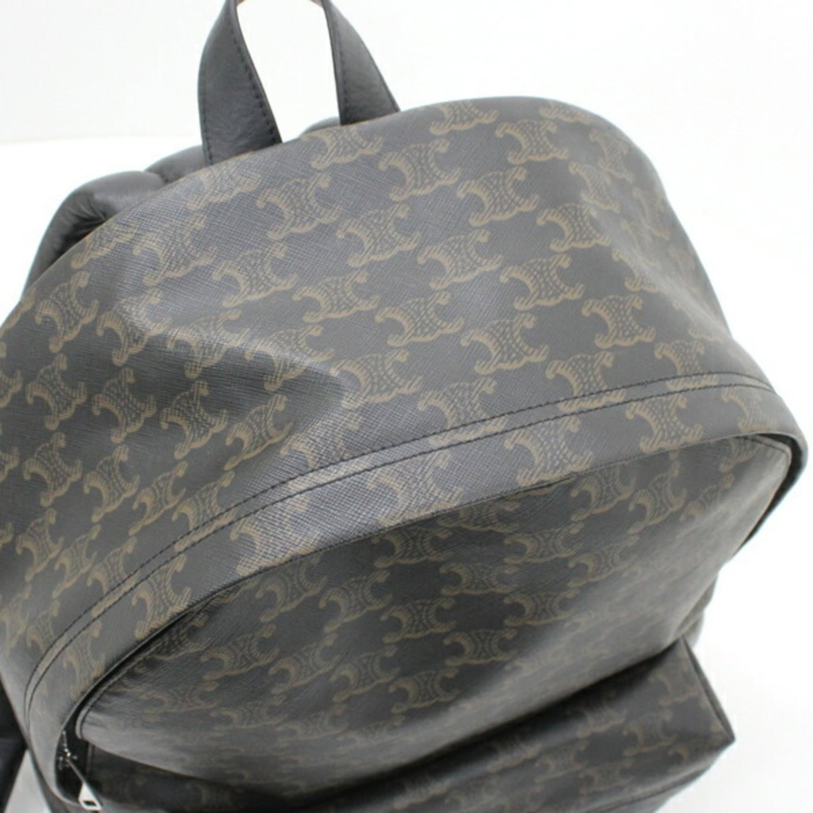 Canvas Leather Backpack Celine - 10