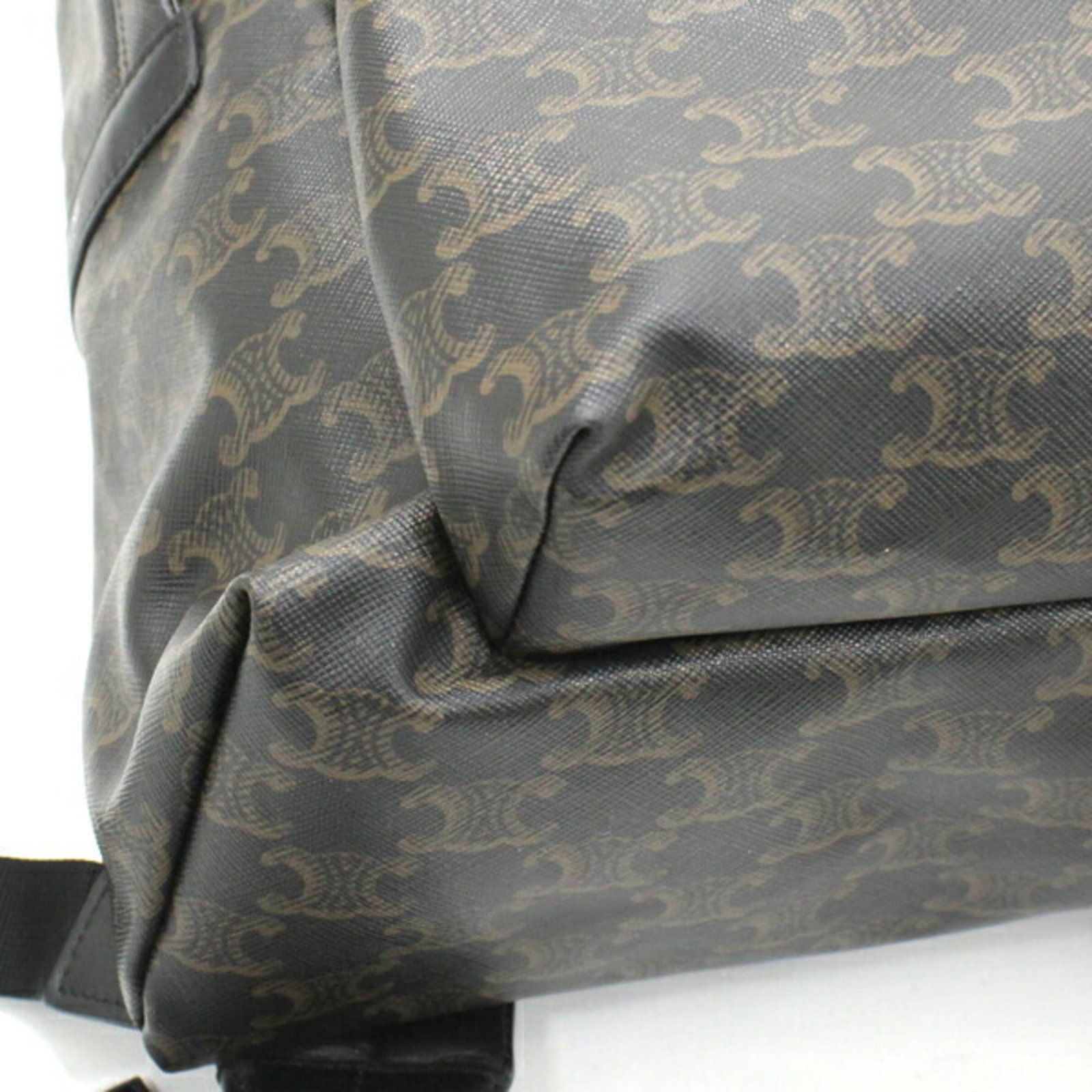 Canvas Leather Backpack Celine - 12