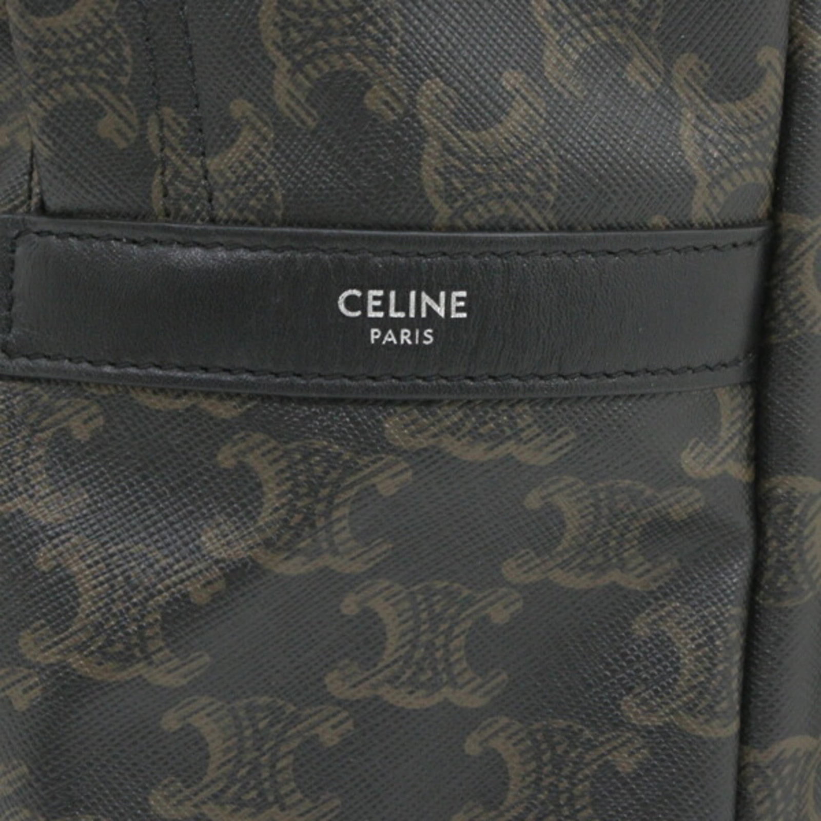 Canvas Leather Backpack Celine - 4