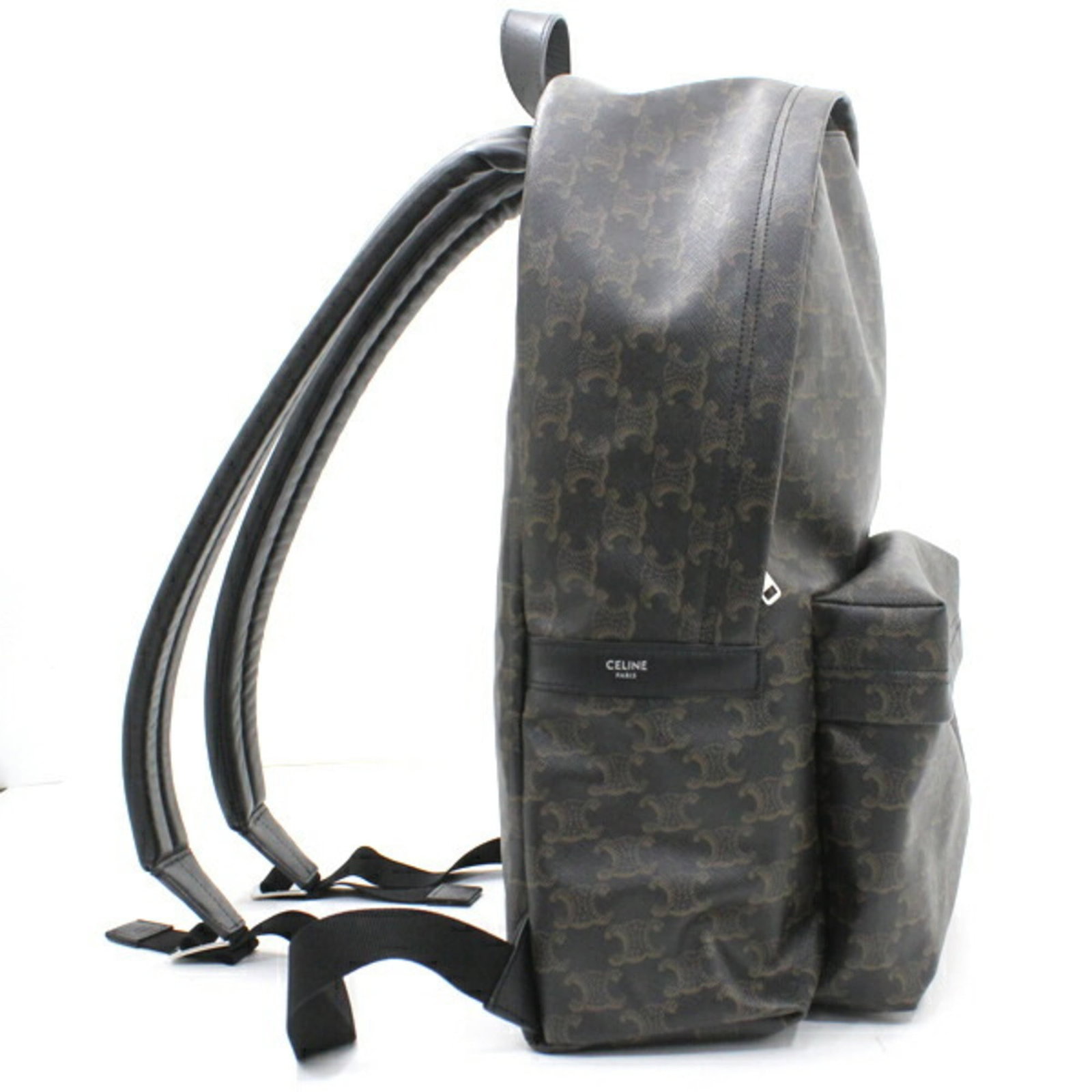 Canvas Leather Backpack Celine - 5