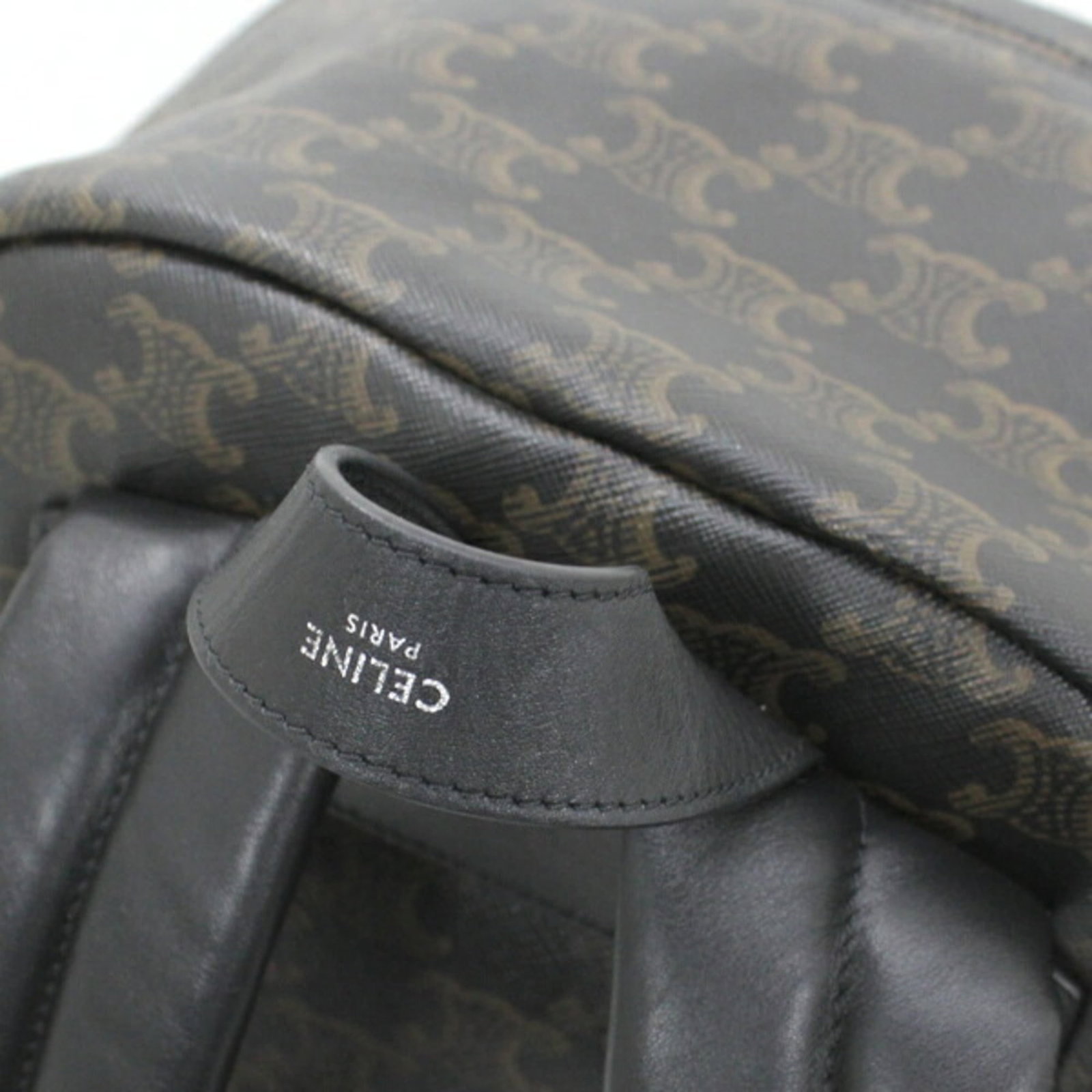 Canvas Leather Backpack Celine - 9