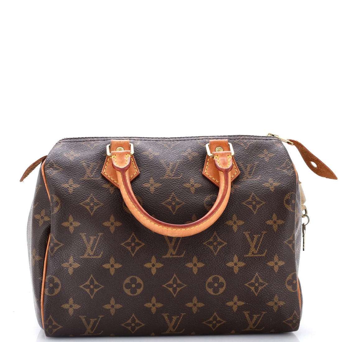 Speedy Handbag Monogram Canvas Louis Vuitton: Speedy Handbag Monogram Canvas Louis Vuitton Speedy Handbag Monogram Canvas Louis Vuitton - A Timeless Classic in Fair Condition. This iconic Speedy handbag features a rich brown canvas exterior with