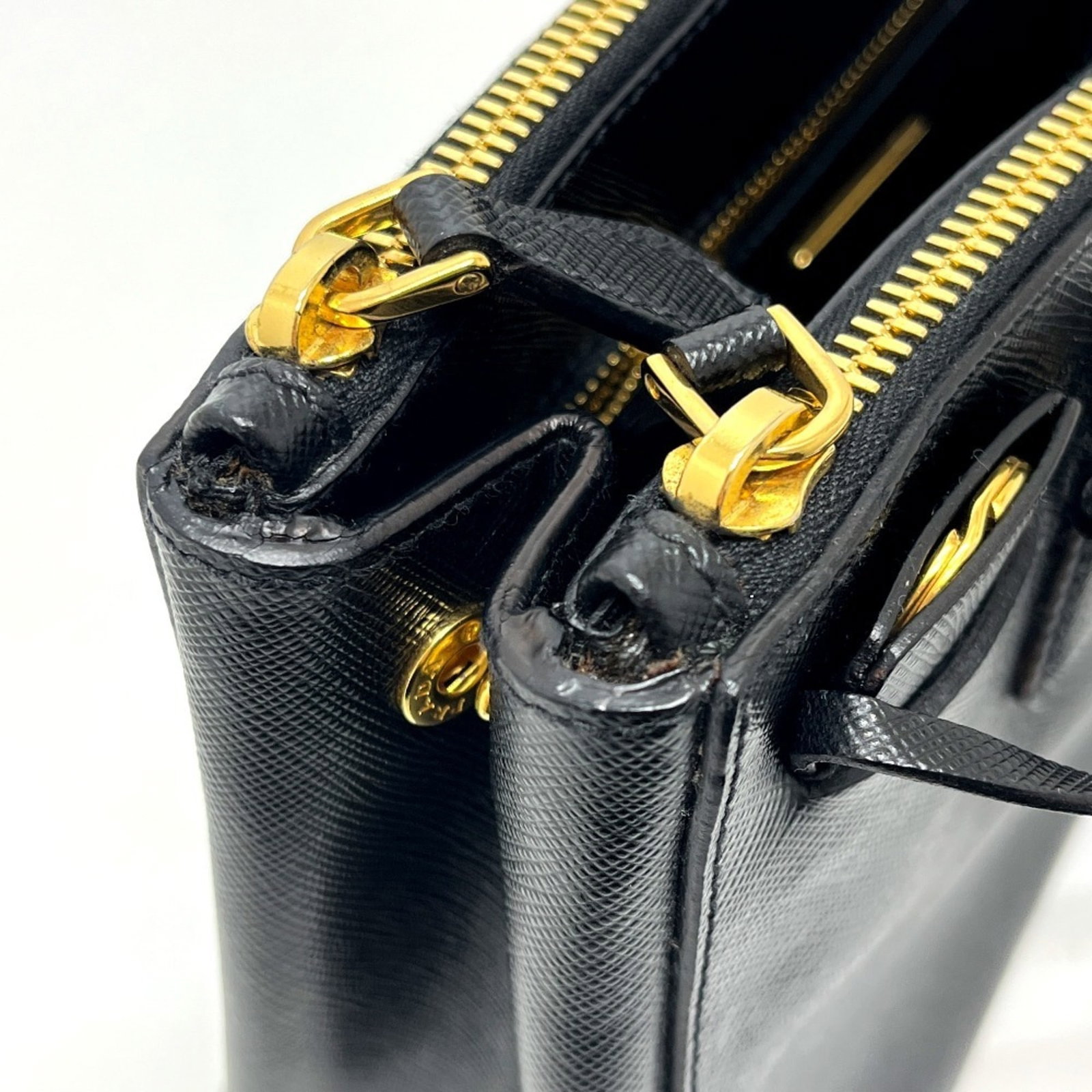 Handbag Leather Prada - 13