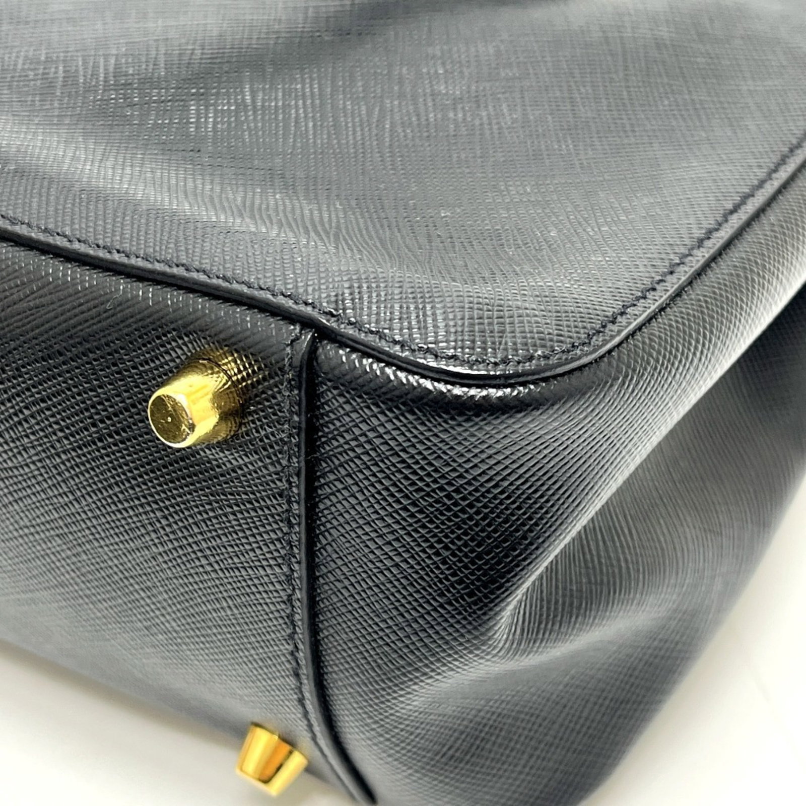 Handbag Leather Prada - 9