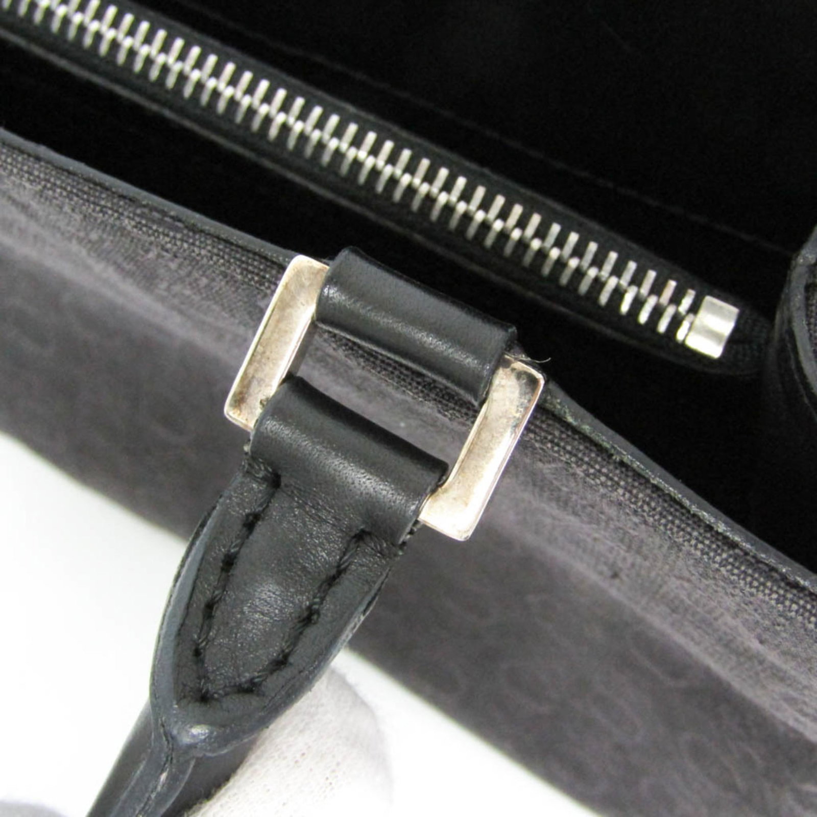 Handbag Canvas Leather - 11