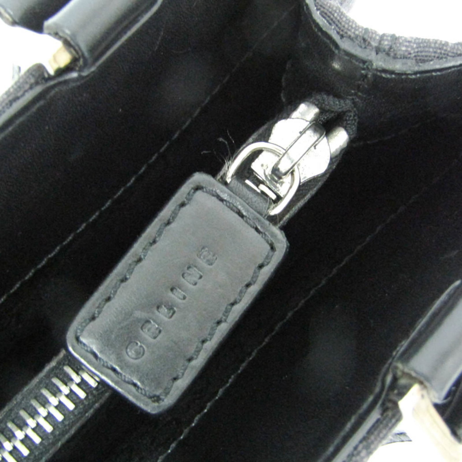 Handbag Canvas Leather - 12