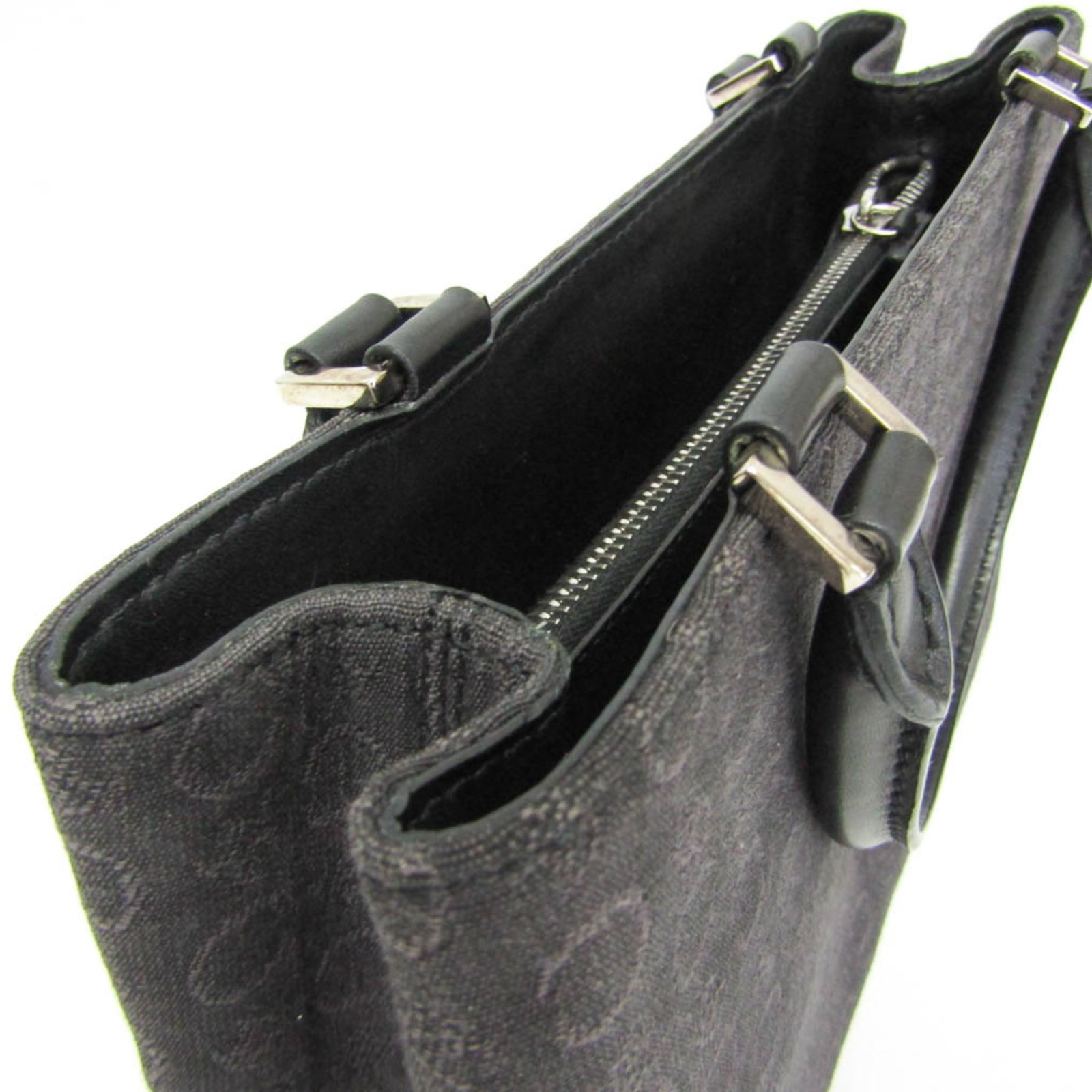 Handbag Canvas Leather - 8