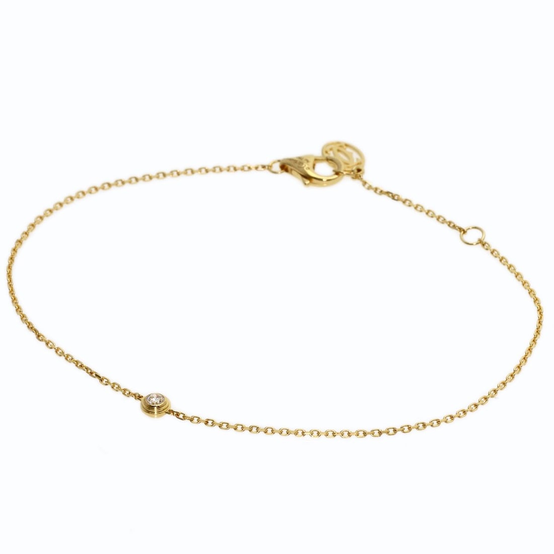 Cartier Diamant Lgers D'Amour Xs Diamond Bracelet K18 Yellow Gold: Cartier Diamant Lgers D'Amour Xs Diamond Bracelet K18 Yellow Gold Cartier Diamant Lgers D'Amour Xs Diamond Bracelet K18 Yellow Gold - A stunning bracelet featuring a prominent diamond set in K18