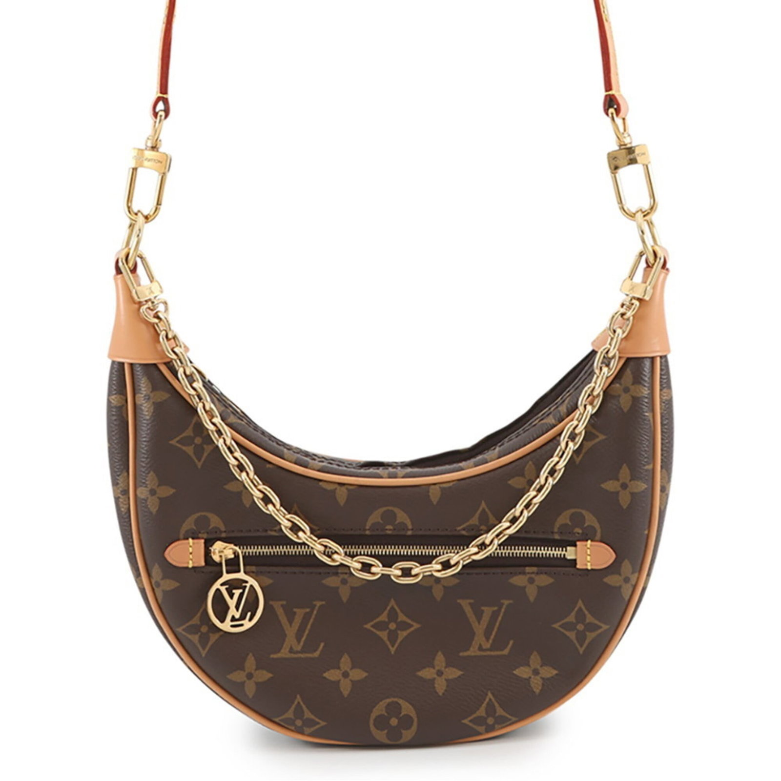 Monogram Louis Vuitton Handbag Shoulder: Monogram Louis Vuitton Handbag Shoulder Monogram Louis Vuitton Handbag Shoulder in Beige. This classic shoulder bag features the iconic Monogram pattern and is made from high-quality materials. With