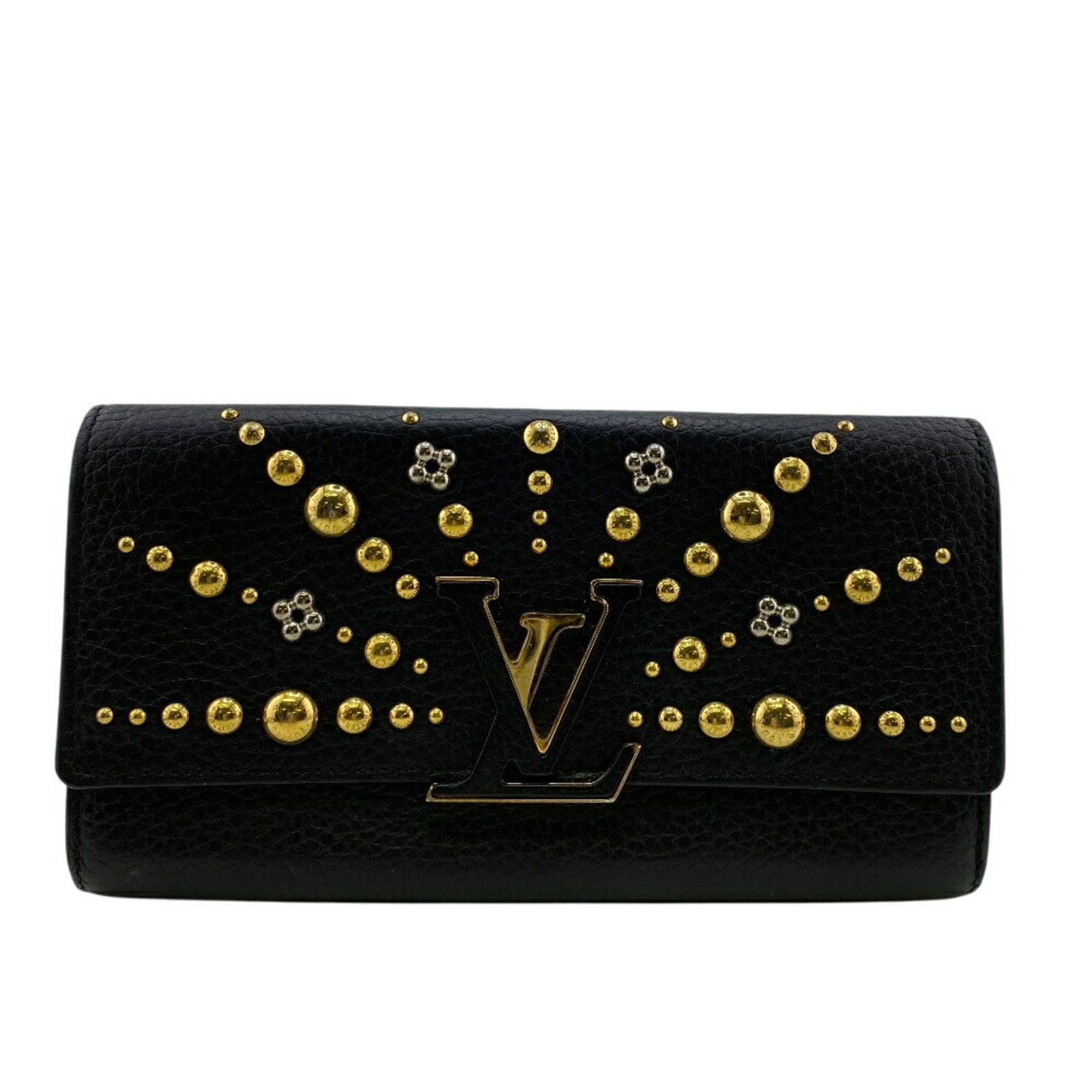Leather Wallet Bi Fold Louis Vuitton: Leather Wallet Bi Fold Louis Vuitton The Louis Vuitton M63461 bi-fold wallet is crafted from high-quality Taurillon leather, offering a sleek and sophisticated design. Measuring 10.5cm x 20cm, this lo