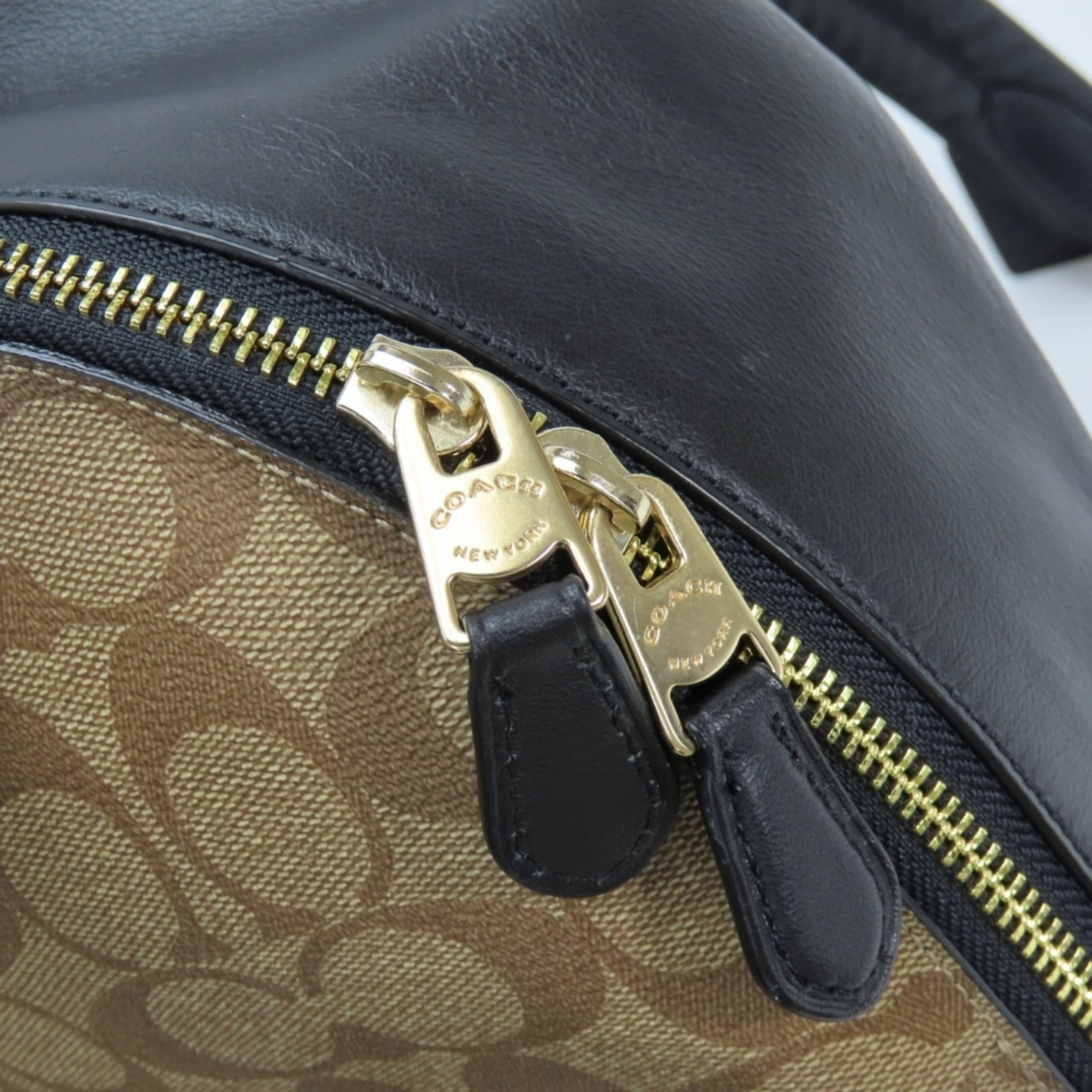 Pvc leather backpack coach - 16