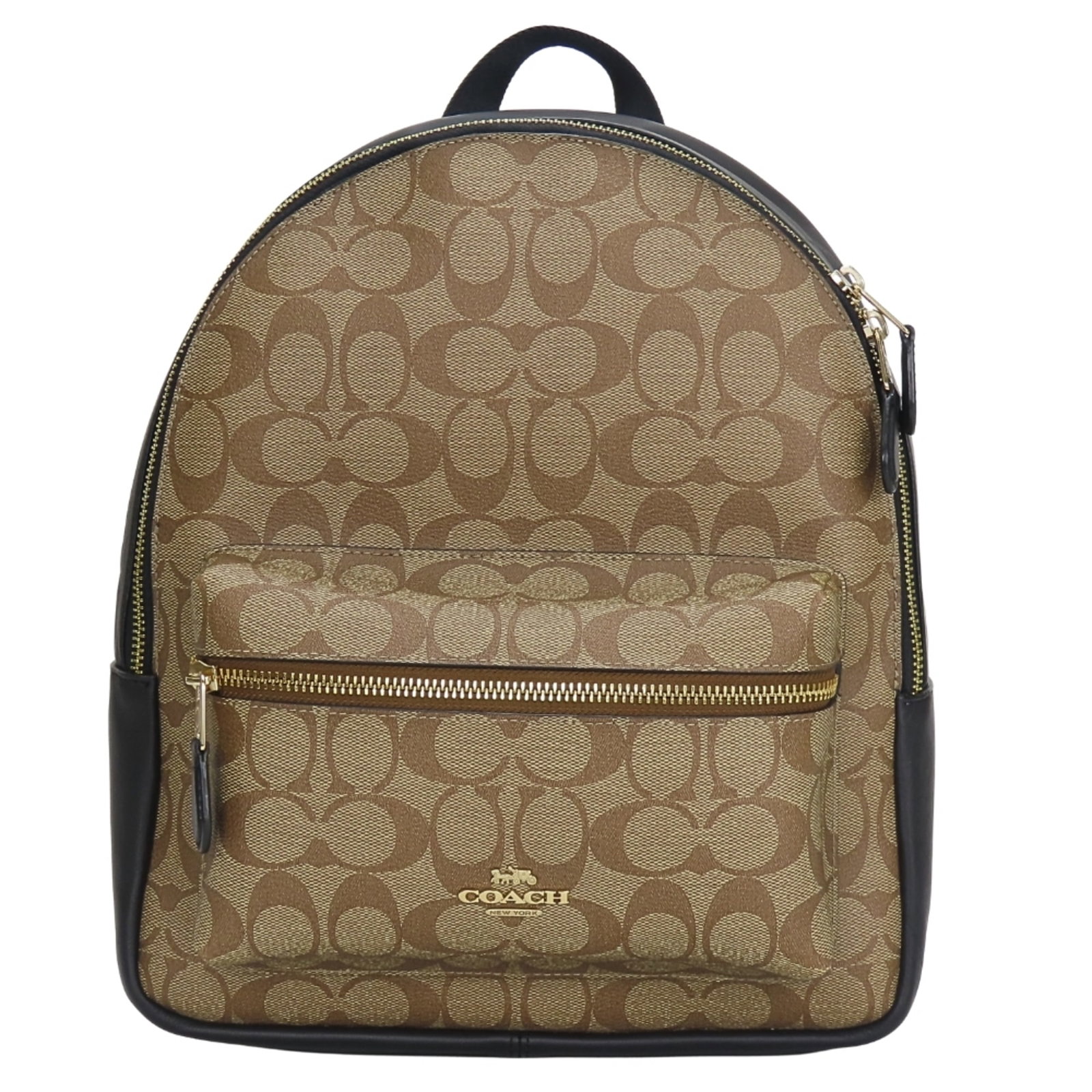 Pvc leather backpack coach - 2