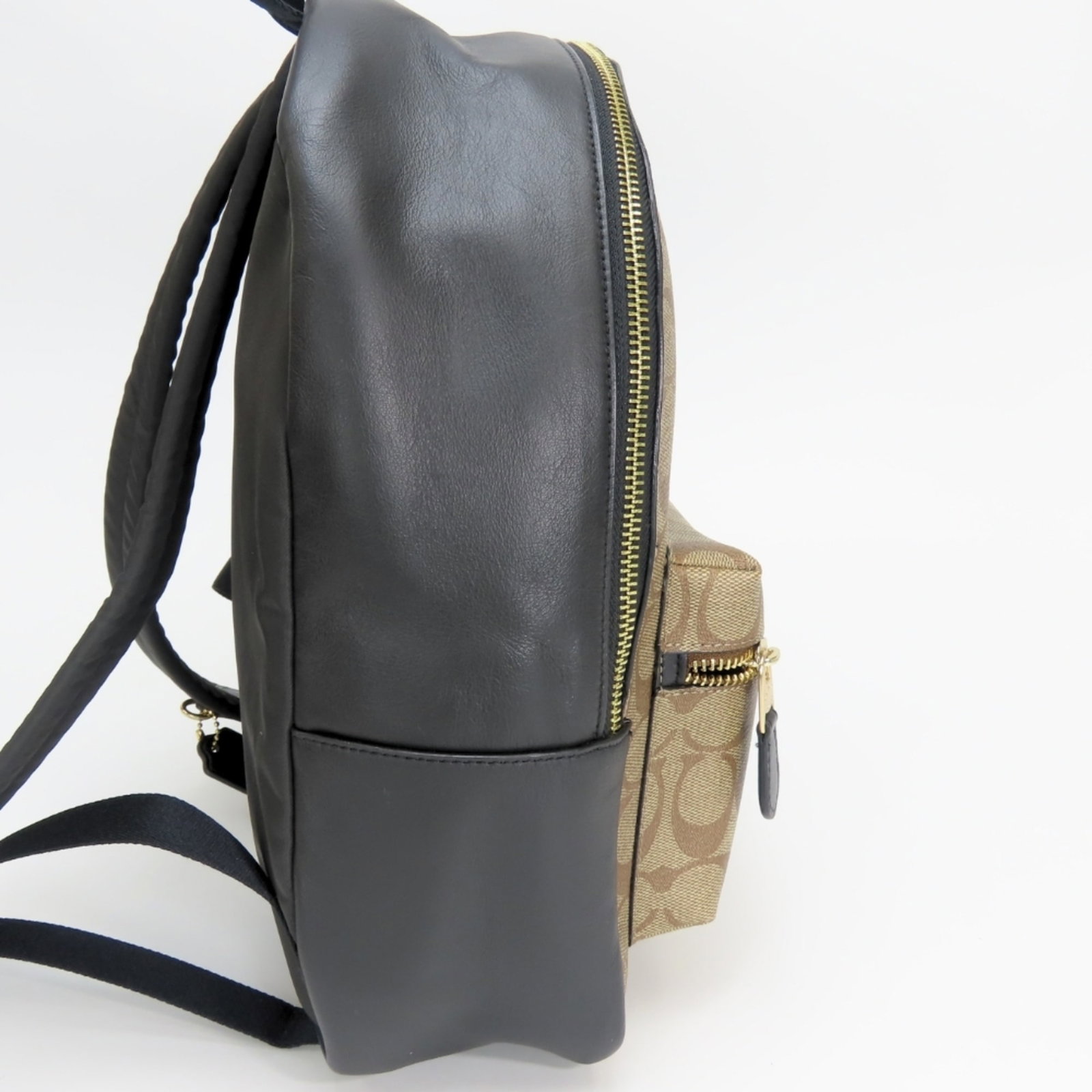 Pvc leather backpack coach - 8