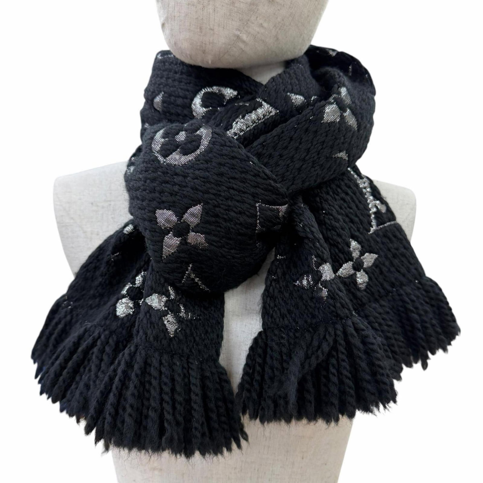 Silk Wool Polyester Stole Louis Vuitton - 3