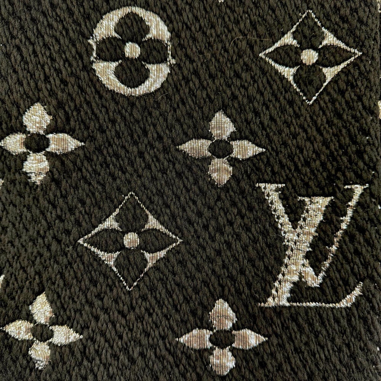 Silk Wool Polyester Stole Louis Vuitton - 4