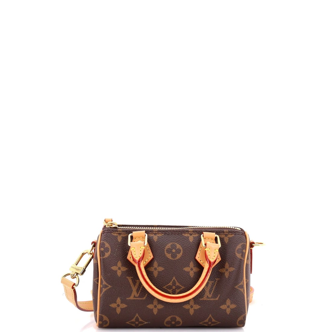 Speedy Bandouliere Louis Vuitton Monogram Nano Canvas NM Bag: Speedy Bandouliere Louis Vuitton Monogram Nano Canvas NM Bag Speedy Bandouliere Louis Vuitton Monogram Nano Canvas NM Bag is a stylish cross body bag with a classic design, featuring a brown canvas