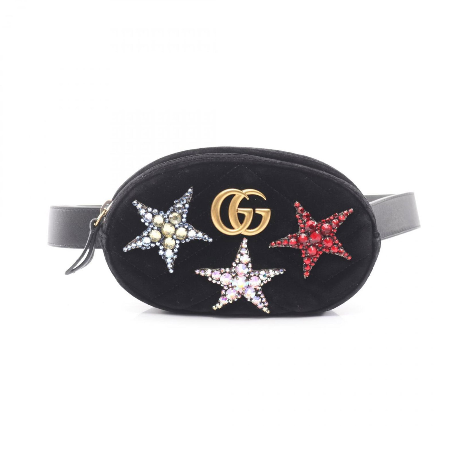 Fanny Handbag Pack Fabric Gucci: Fanny Handbag Pack Fabric Gucci Black fabric Gucci fanny pack with a size of 11cm x 18cm x 4.5cm. This small handbag is made of fabric and features a signature. Item Specifics: Brand: Gucci MPN: