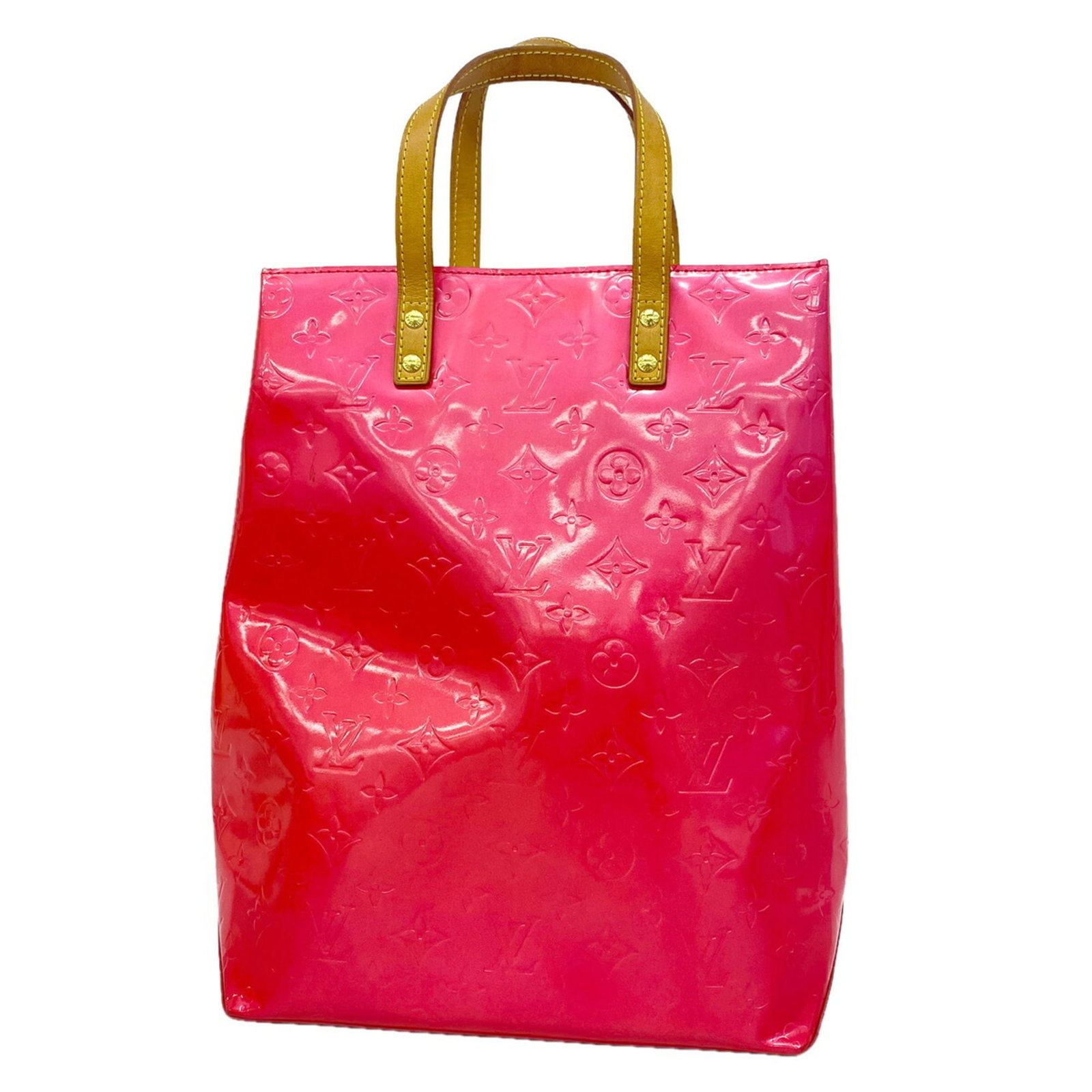 Tote Bag Louis Vuitton: Tote Bag Louis Vuitton Fuchsia pink tote bag from Louis Vuitton, featuring a classic design with a 34cm x 26cm x 12cm size. The bag's signature monogram pattern adds a touch of luxury to this stylish