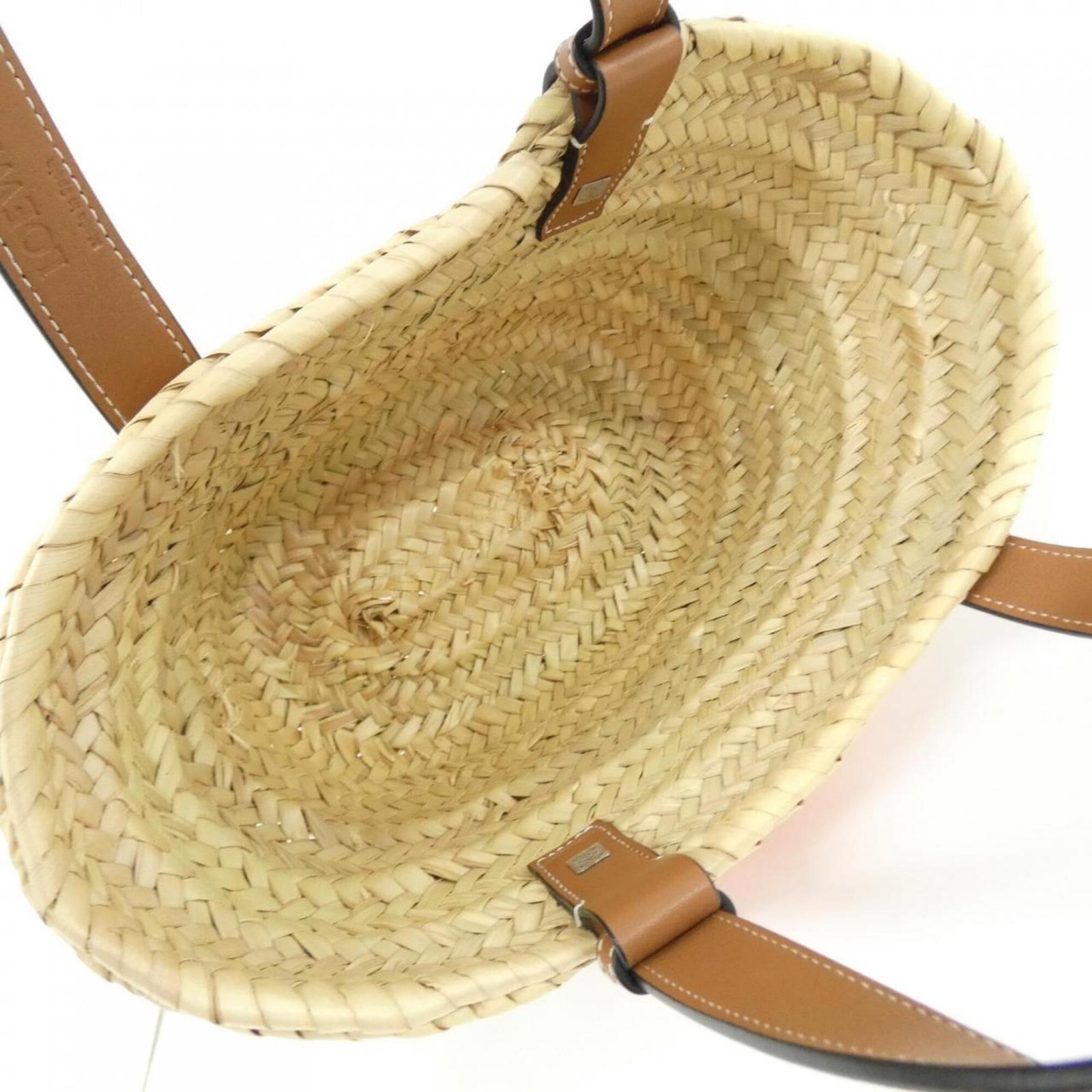 Handbag Raffia Leather Loewe - 10