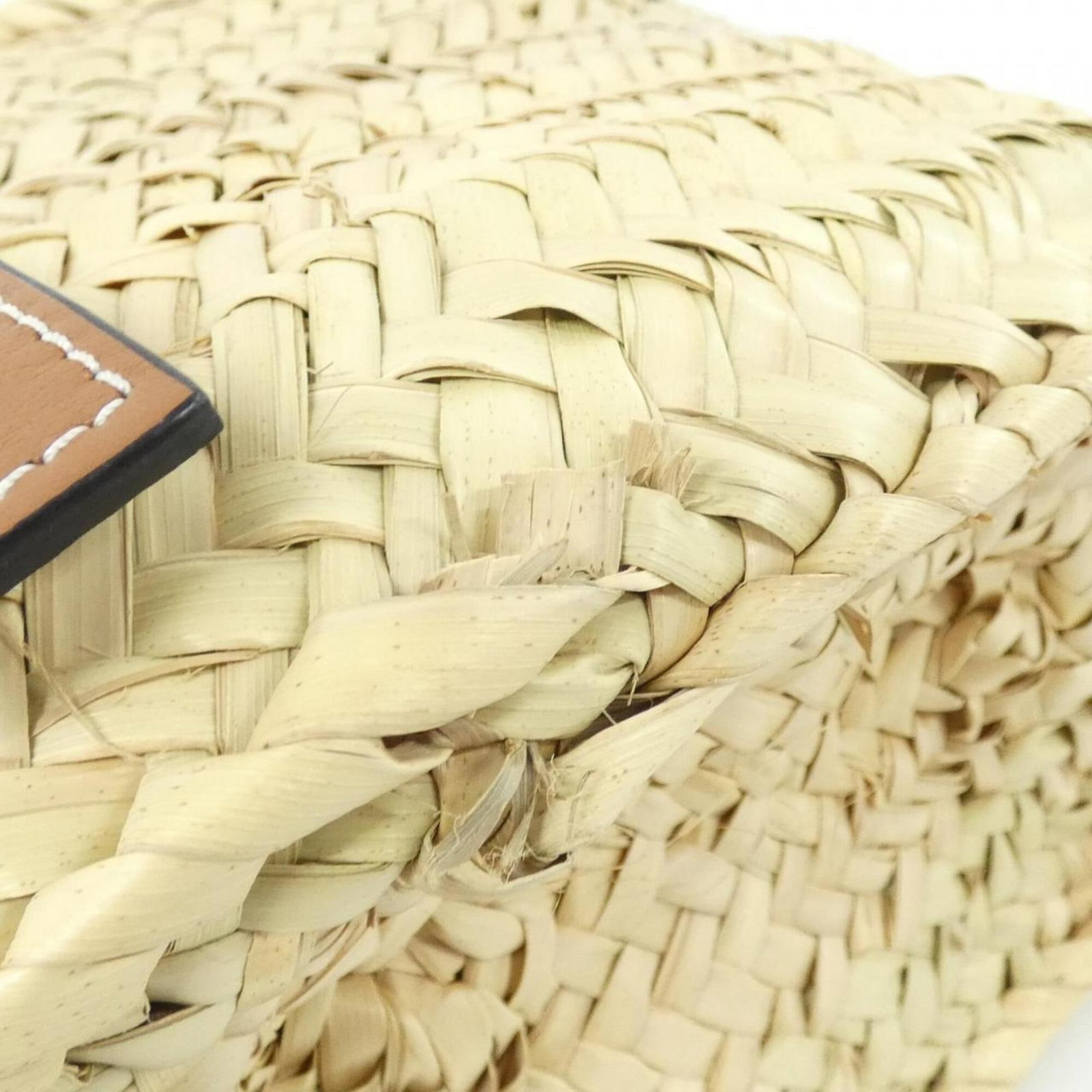Handbag Raffia Leather Loewe - 3