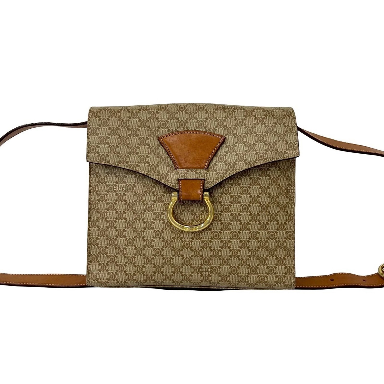 Celine Pochette Shoulder Bag Leather Pvc: Celine Pochette Shoulder Bag Leather Pvc The Celine Pochette Shoulder Bag Leather Pvc is a stylish and sleek design, featuring a combination of high-quality leather and PVC materials. Measuring 19cm