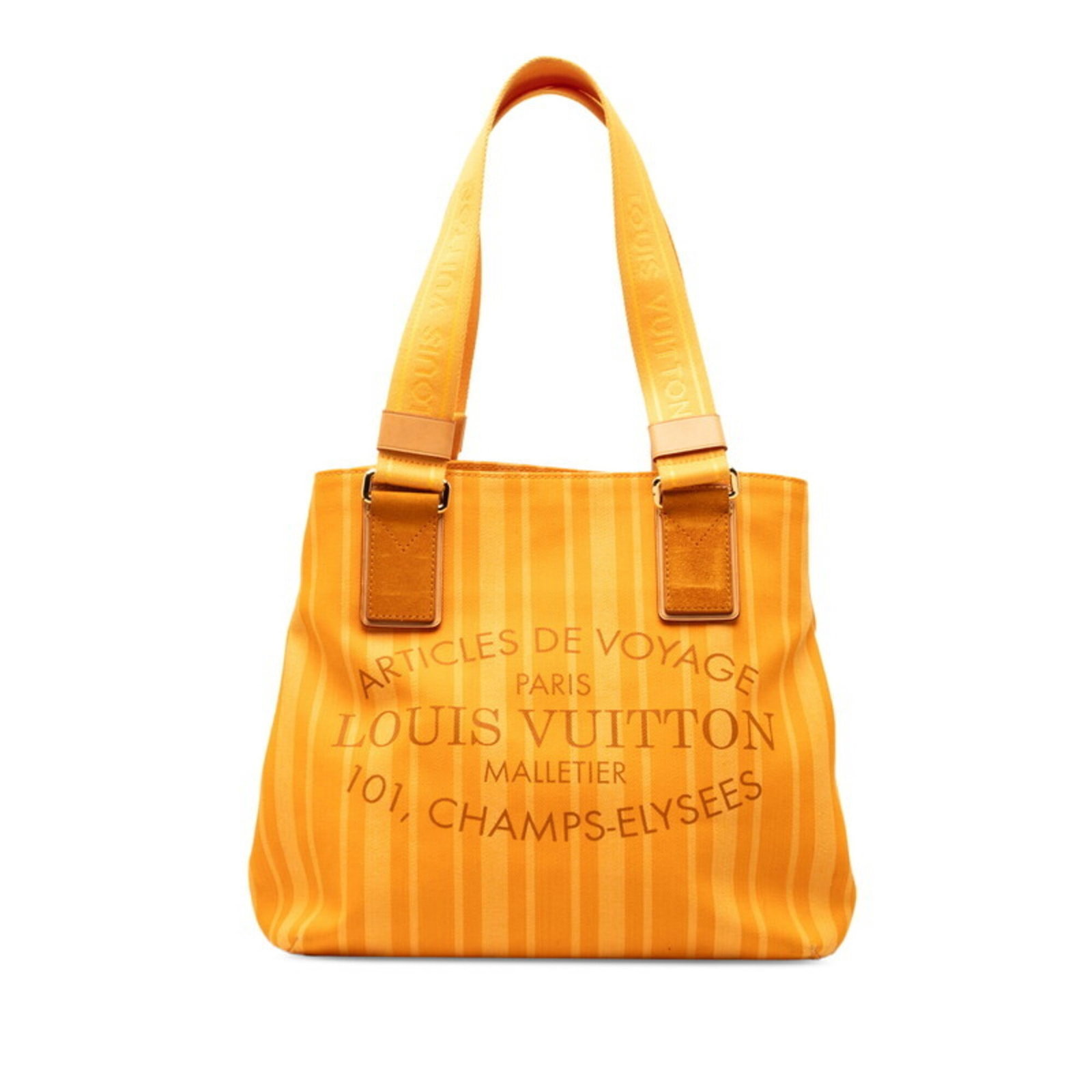 Canvas Leather Shoulder Tote Bag Louis Vuitton: Canvas Leather Shoulder Tote Bag Louis Vuitton Canvas Leather Shoulder Tote Bag in Jaune passion, a vibrant and stylish shade, features suede leather accents, adding a touch of sophistication to this