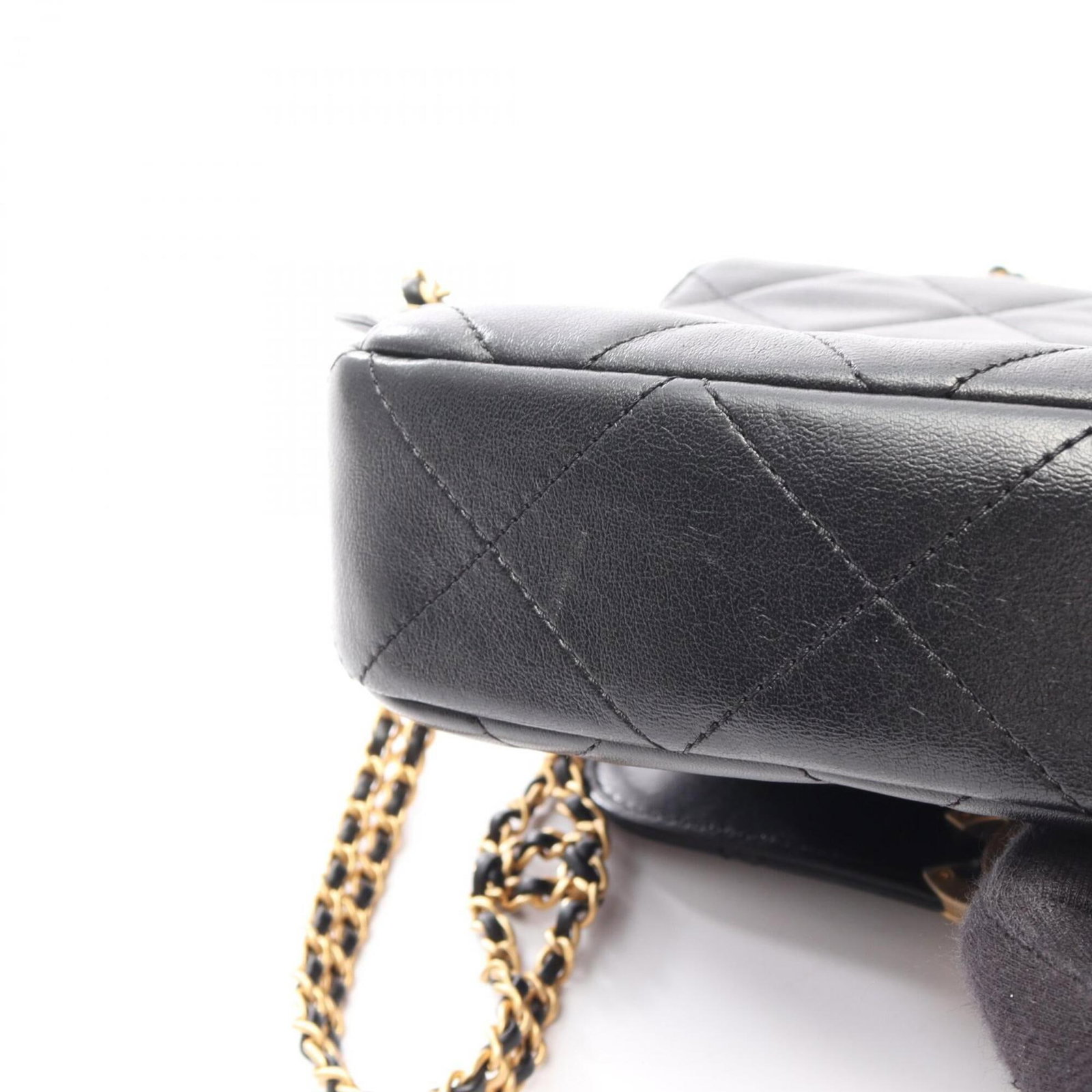 Leather Handbag Backpack Chanel - 10