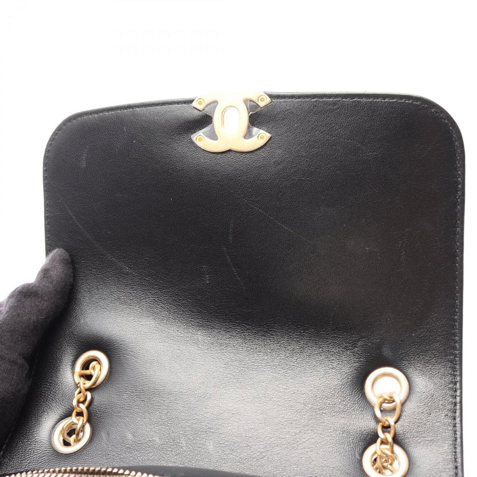 Leather Handbag Backpack Chanel - 7