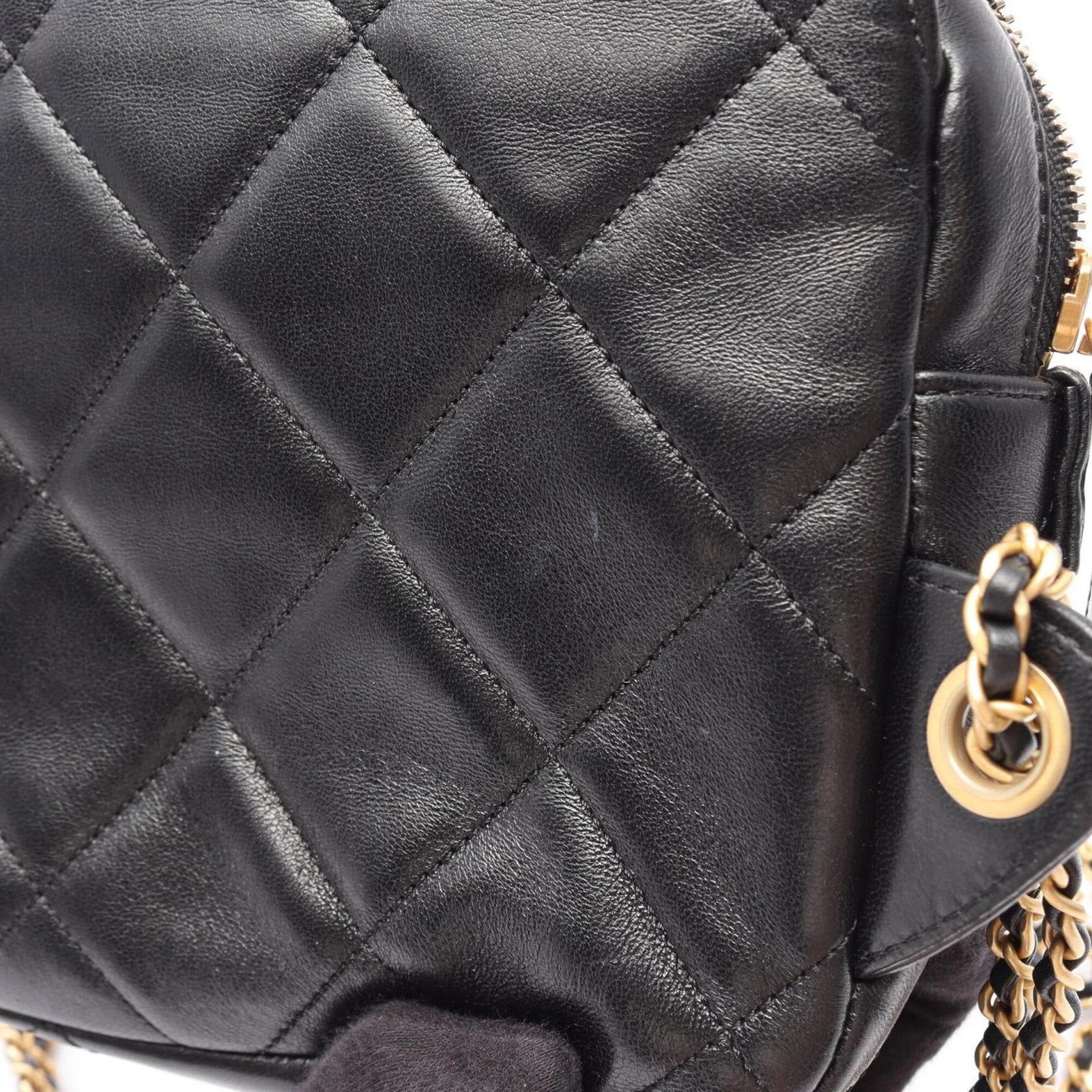 Leather Handbag Backpack Chanel - 9