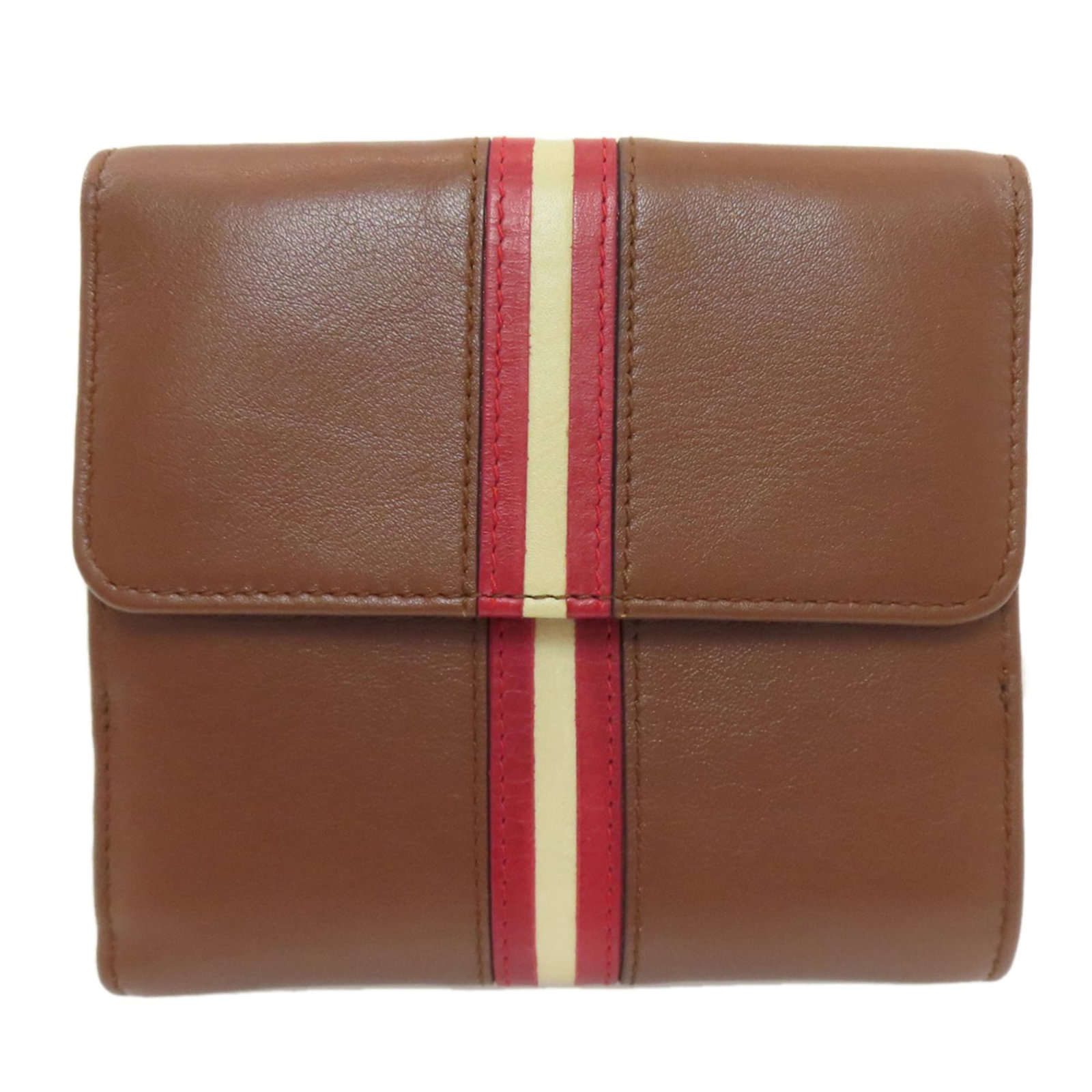 Bi Fold Leather Bally - 2
