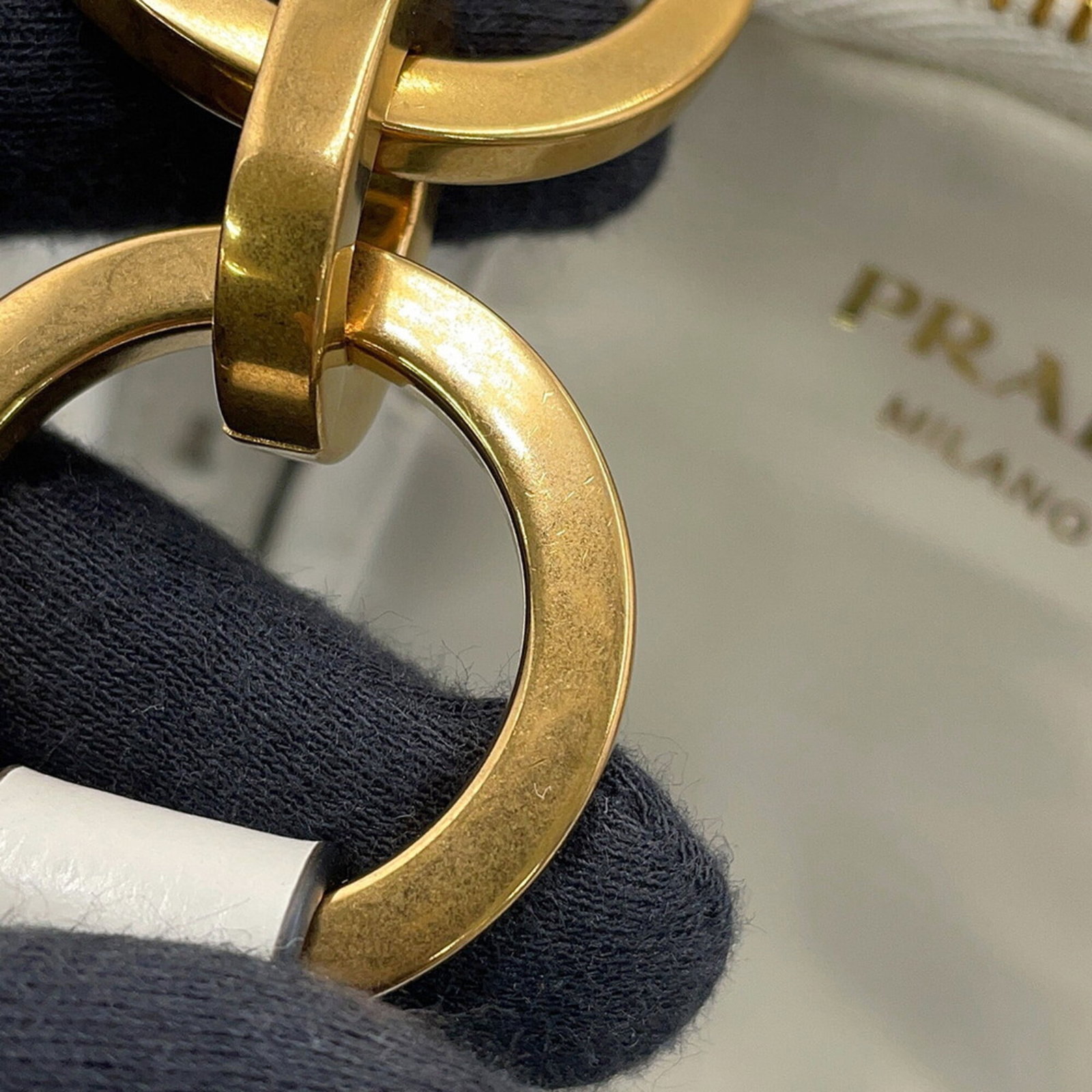 Handbag Leather Prada - 10