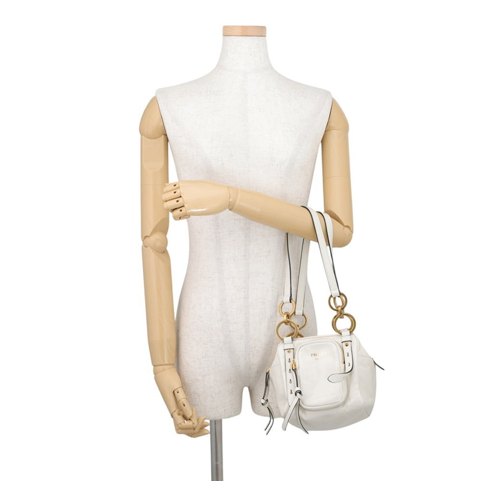 Handbag Leather Prada - 4