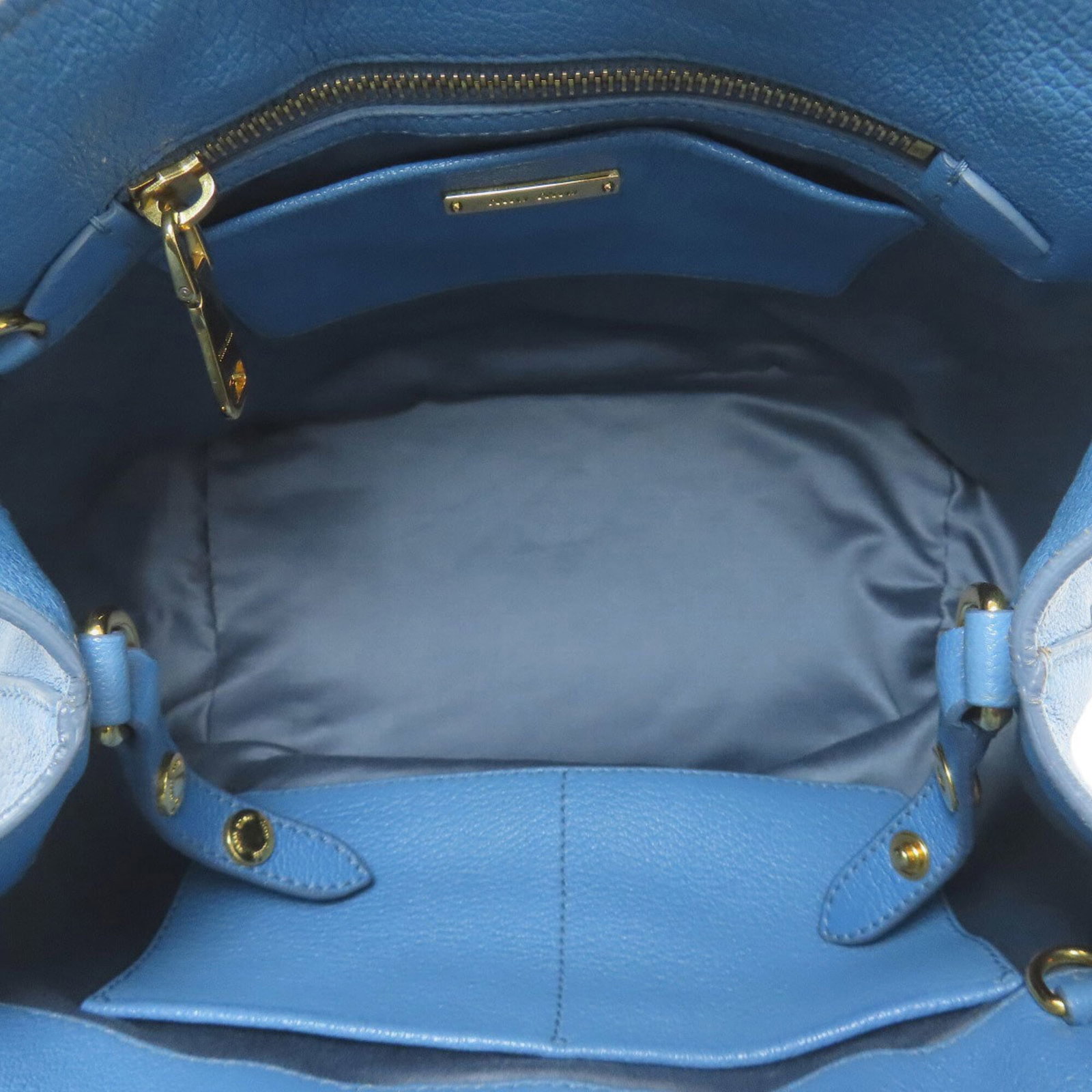 Handbag Miu Leather - 5
