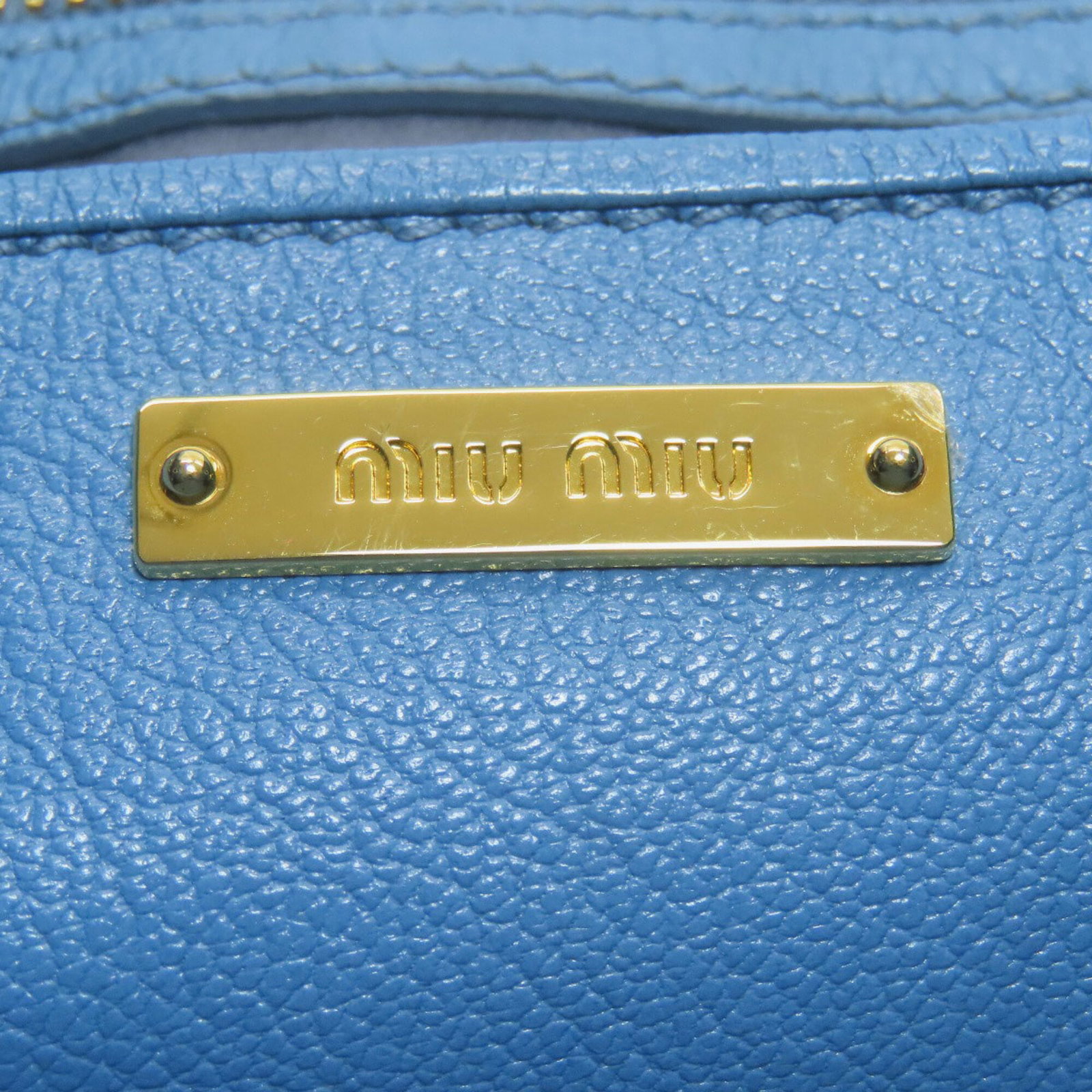 Handbag Miu Leather - 6