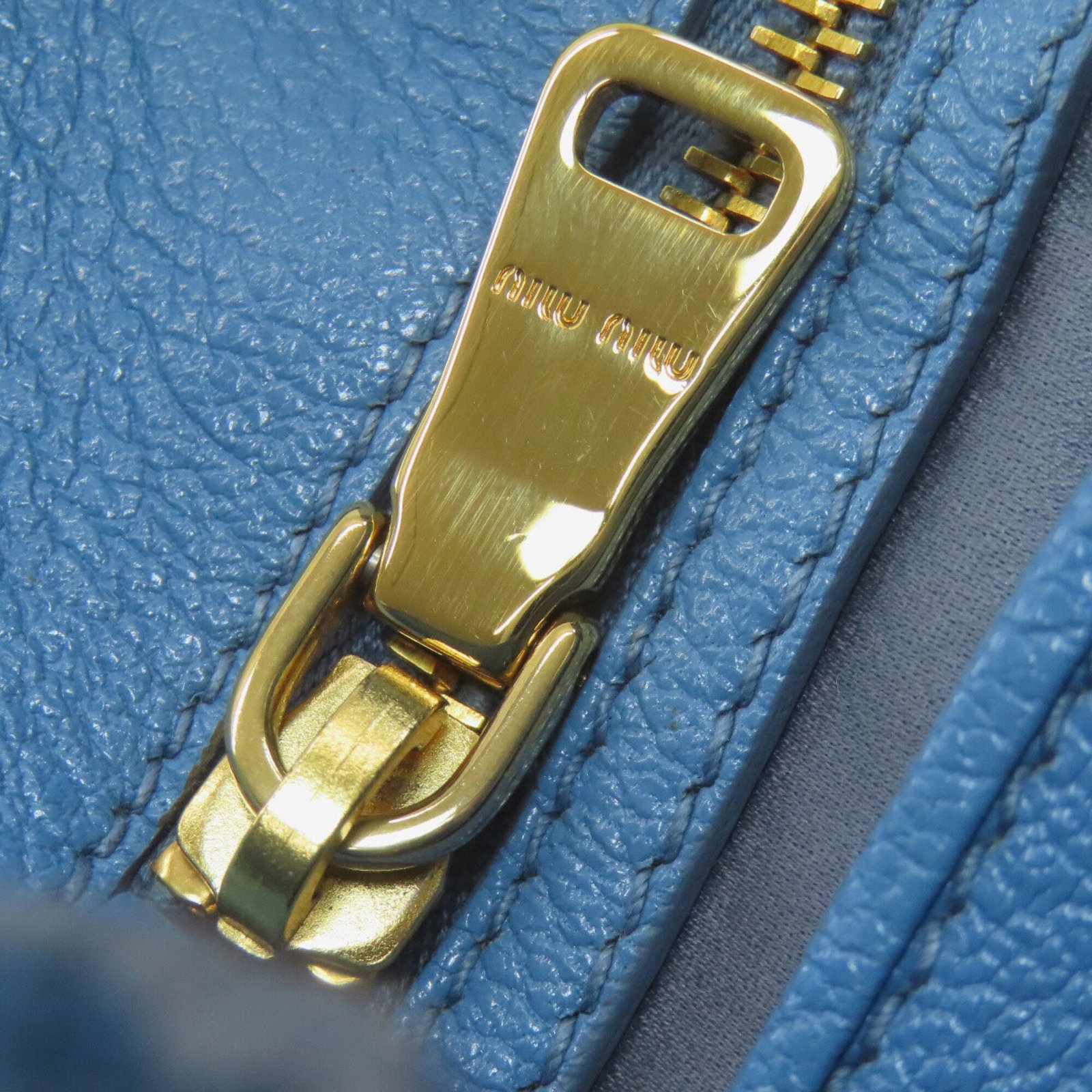 Handbag Miu Leather - 9