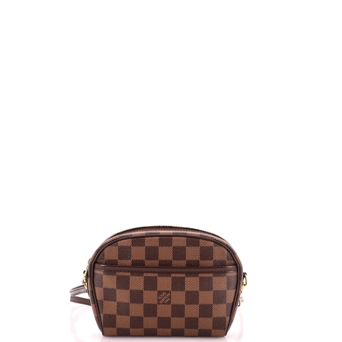 Ipanema Pochette Damier Louis Vuitton: Ipanema Pochette Damier Louis Vuitton The Ipanema Pochette Damier Louis Vuitton is a stylish cross body bag with a classic design. Made from canvas coated exterior, this brown bag features a signature