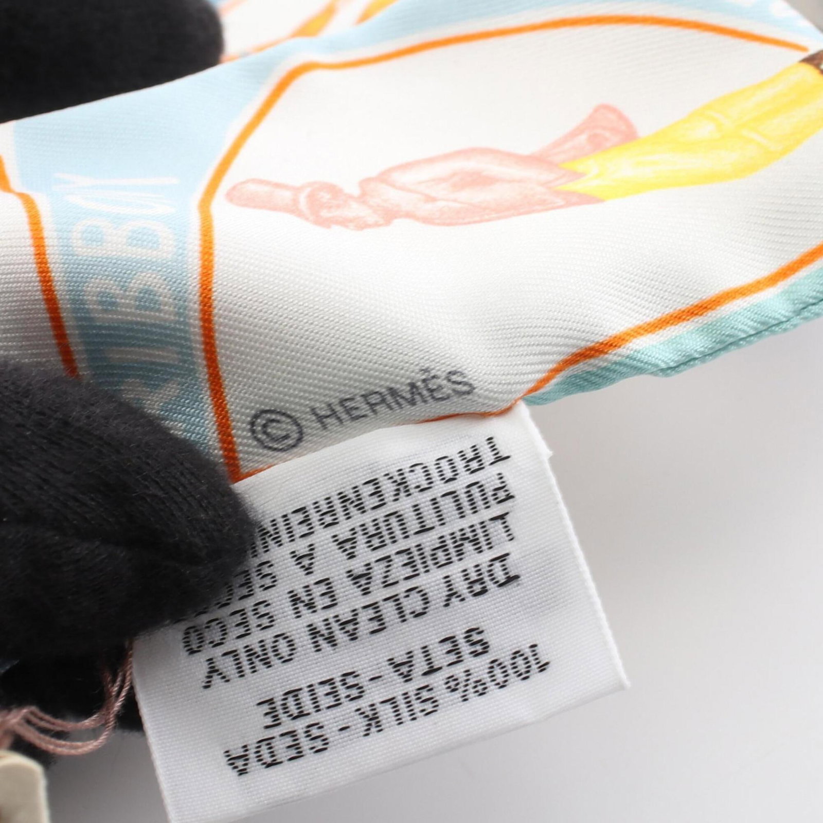 Silk Hermes Scarf - 4