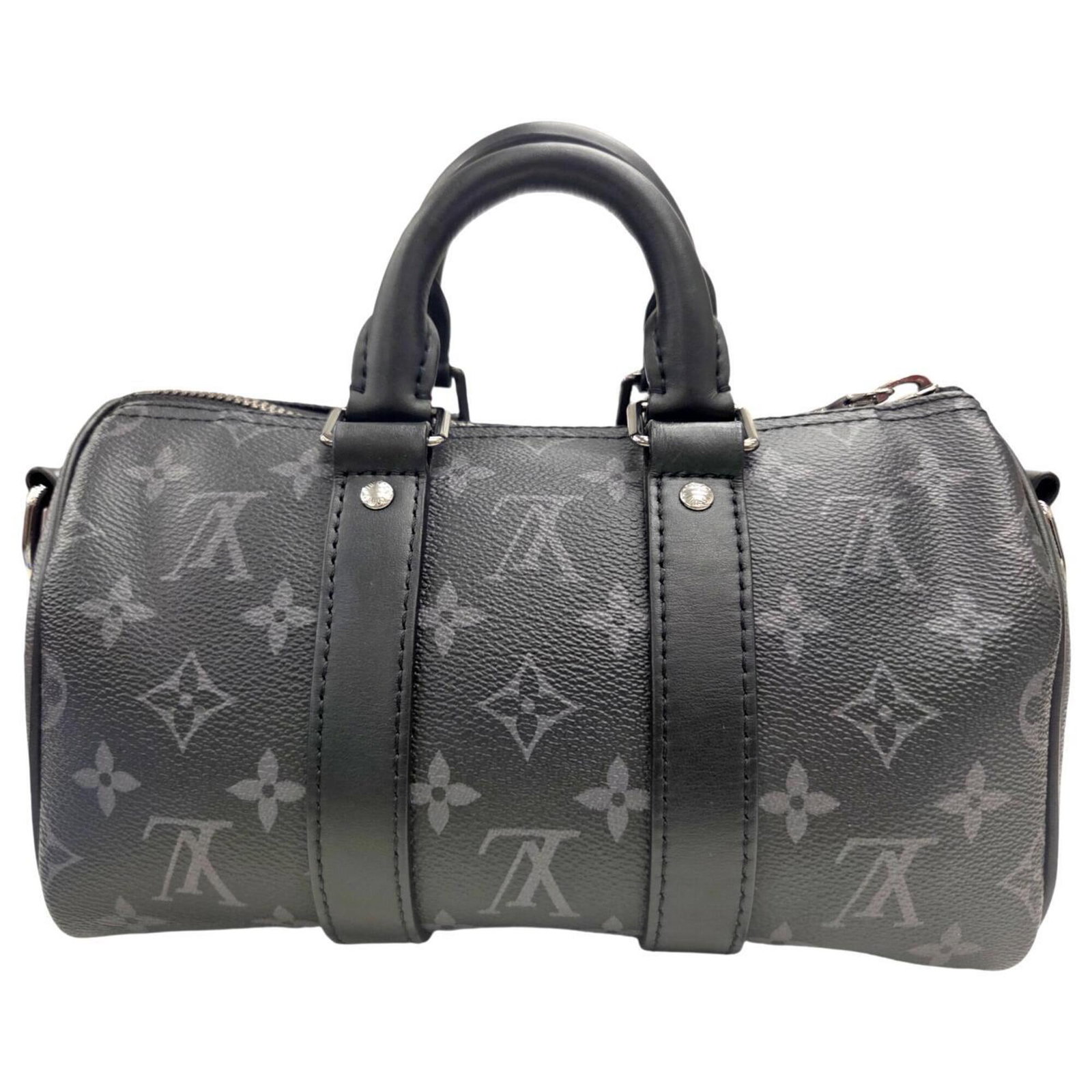 Boston Monogram Bag Vuitton Louis Eclipse Shoulder - 2