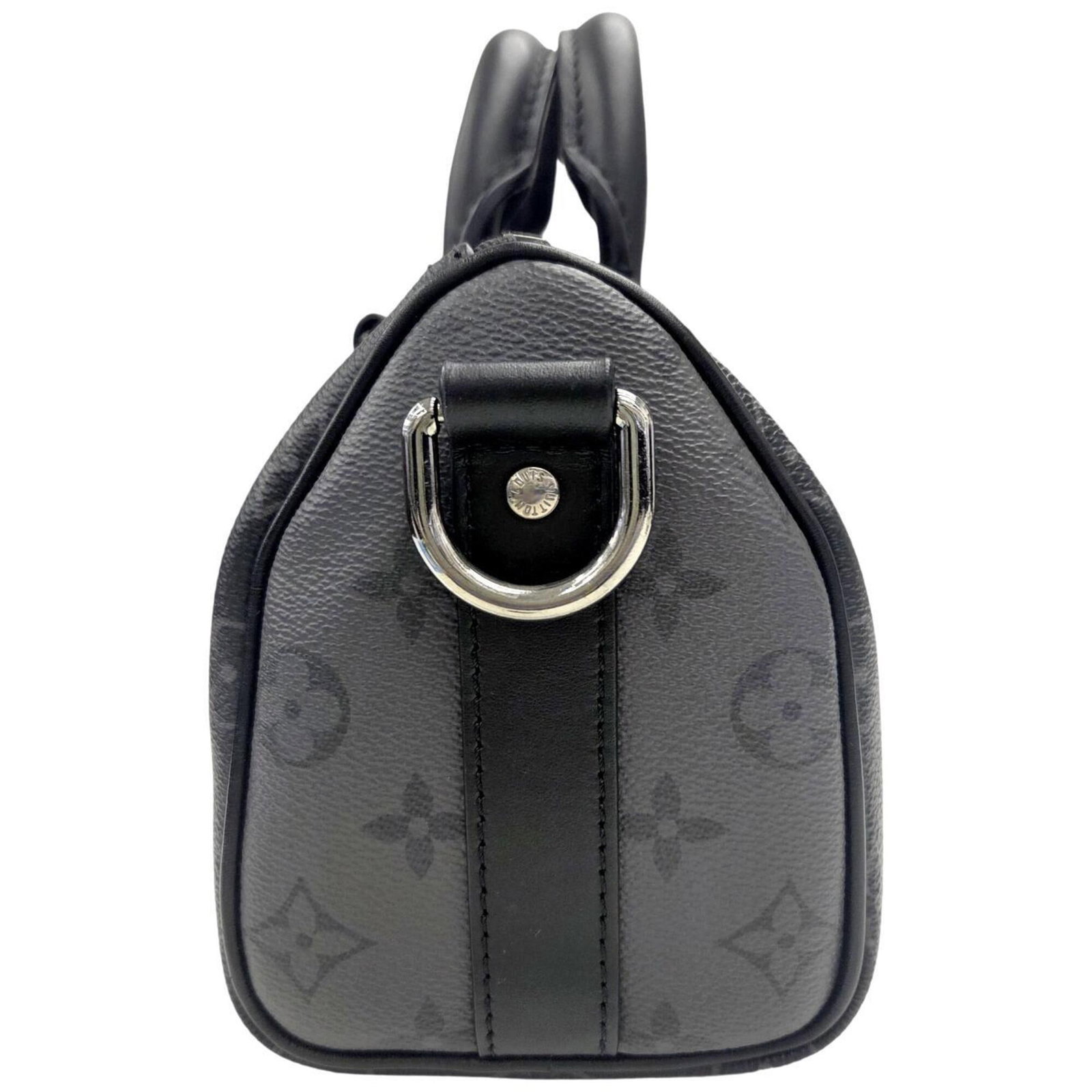 Boston Monogram Bag Vuitton Louis Eclipse Shoulder - 3