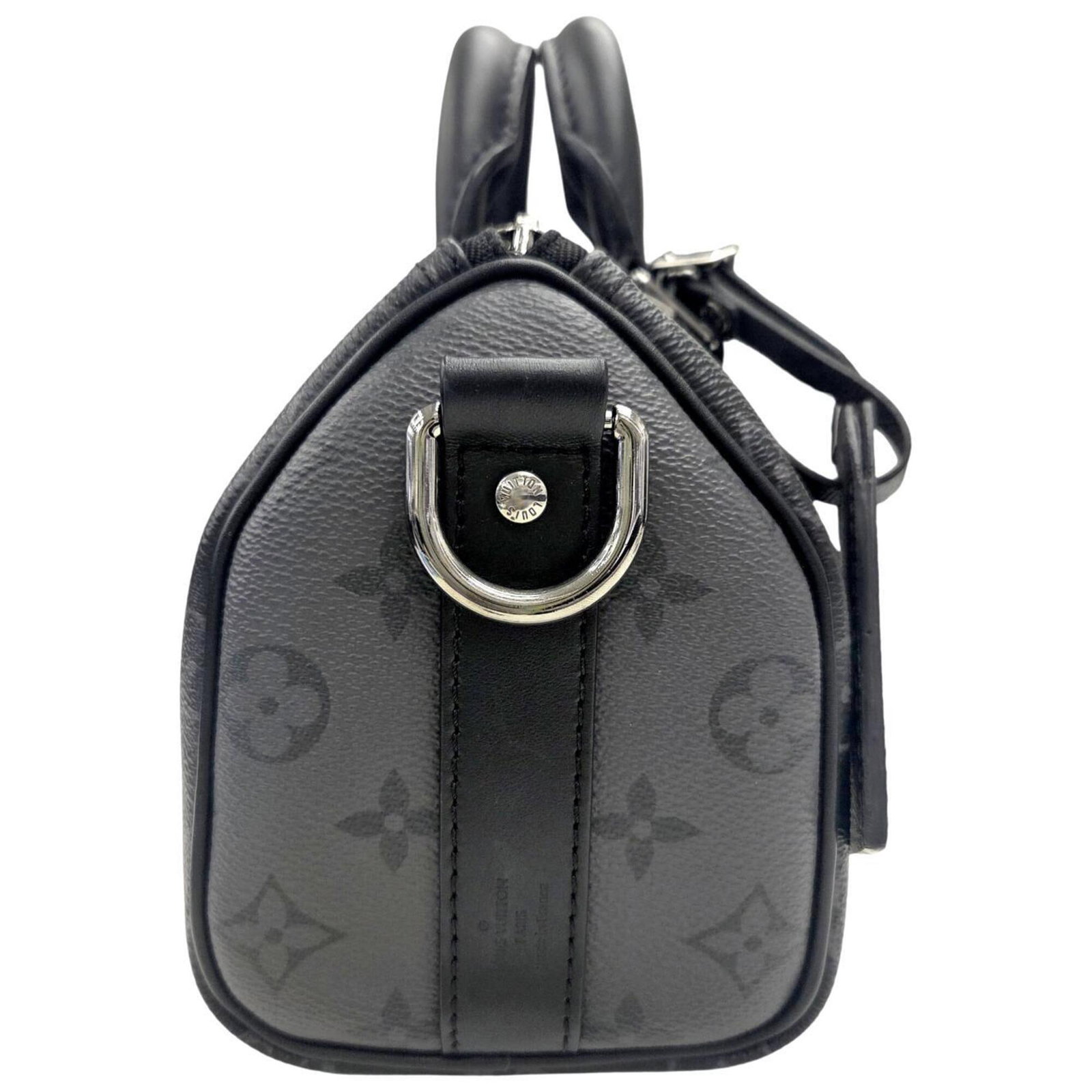 Boston Monogram Bag Vuitton Louis Eclipse Shoulder - 4