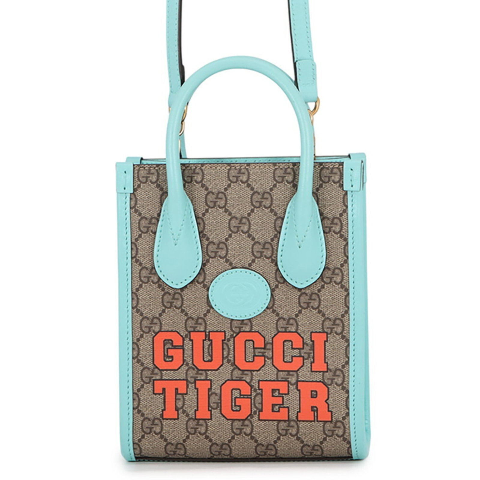 Gucci Supreme Leather Handbag Shoulder Bag: Gucci Supreme Leather Handbag Shoulder Bag Gucci Supreme Leather Handbag Shoulder Bag is crafted from high-quality GG Supreme leather in a versatile beige, light blue, and orange color combination.