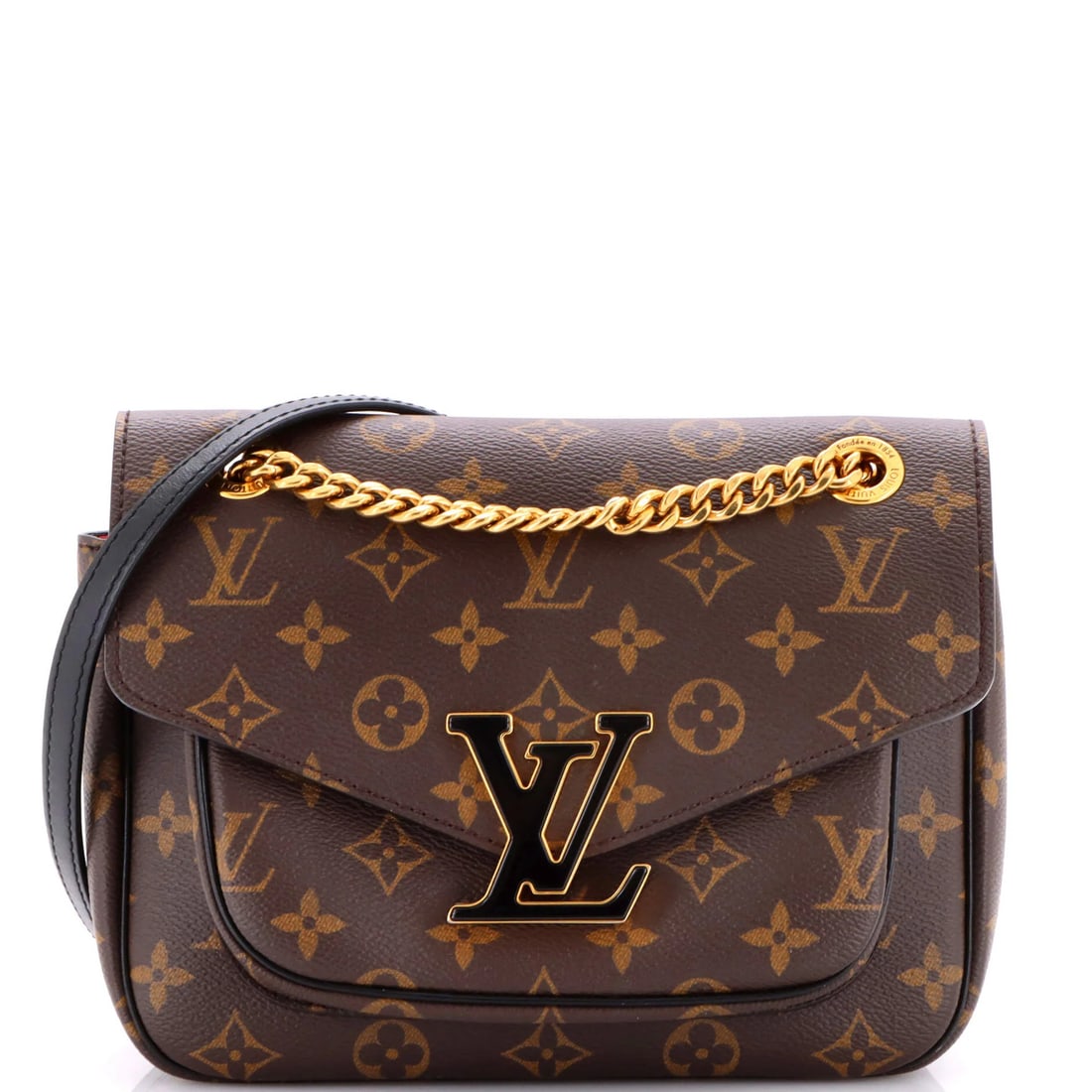 Vuitton Louis Passy Monogram Handbag Canvas: Vuitton Louis Passy Monogram Handbag Canvas Brown Louis Vuitton Passy Monogram Canvas Cross Body Bag with heavy edge wear, scuffs, and minor creases. This canvas-coated handbag features a classic
