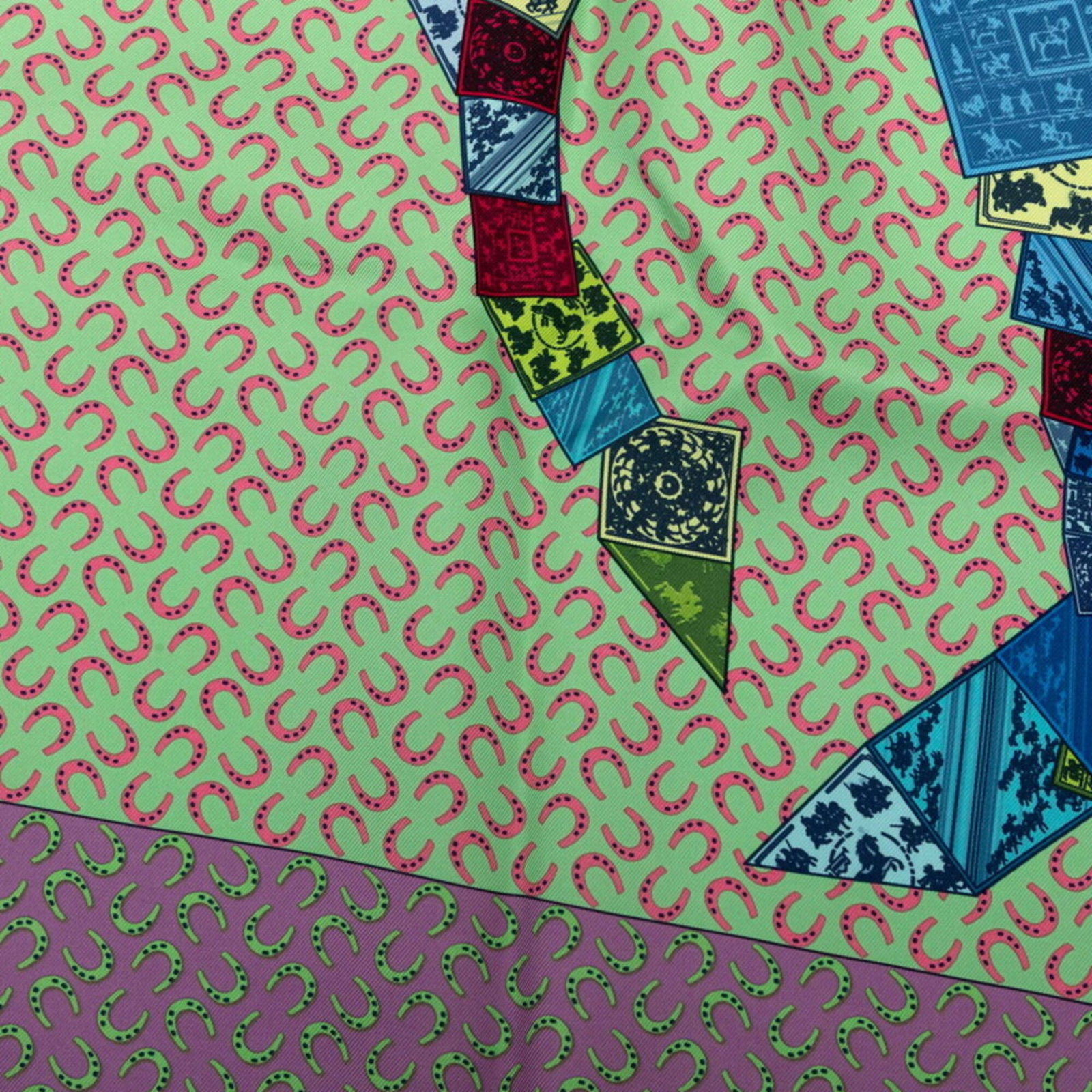 Silk Hermes Scarf - 4