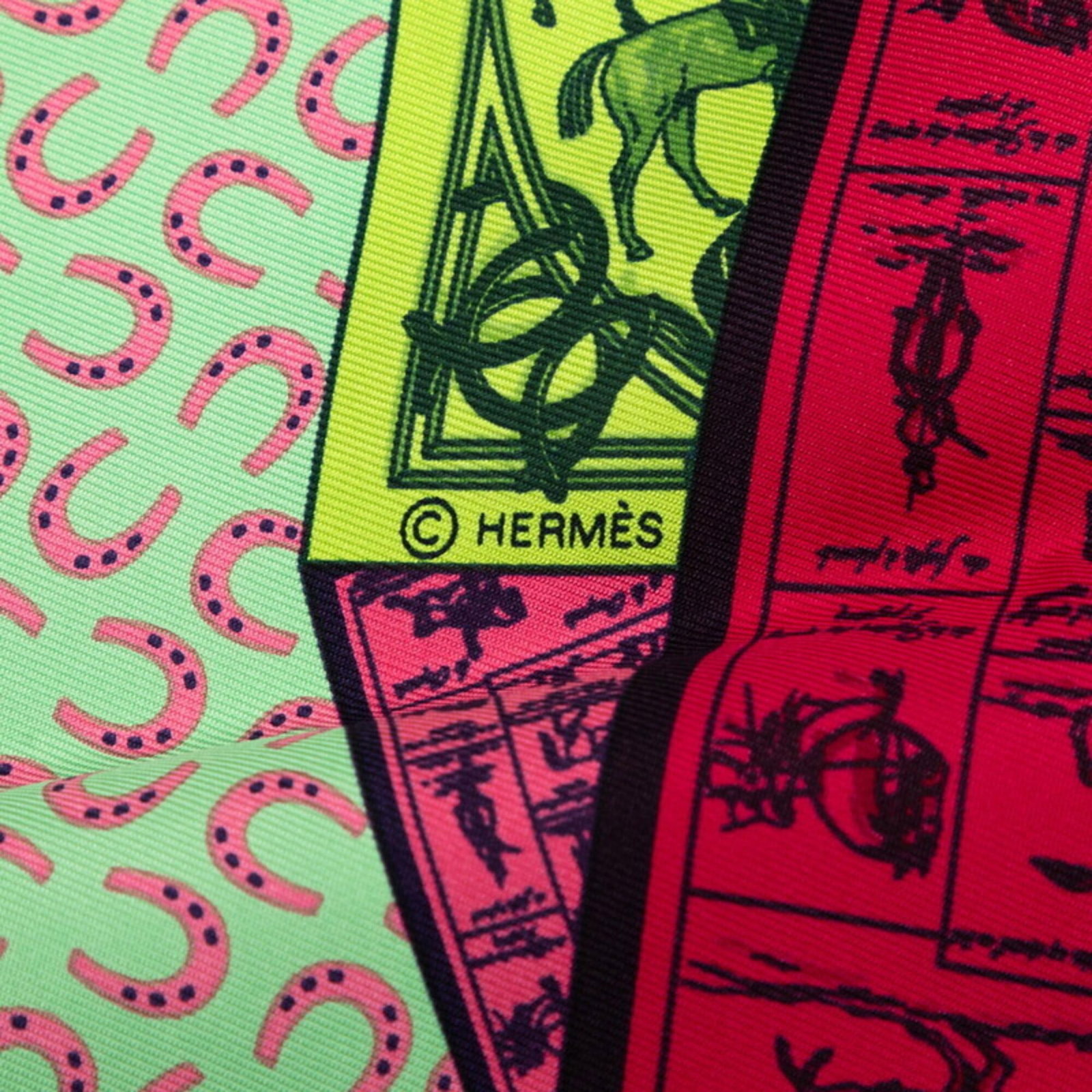 Silk Hermes Scarf - 5