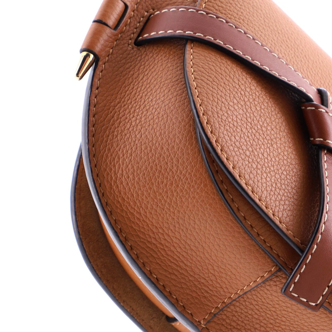 Leather Shoulder Bag Mini Gate - 6