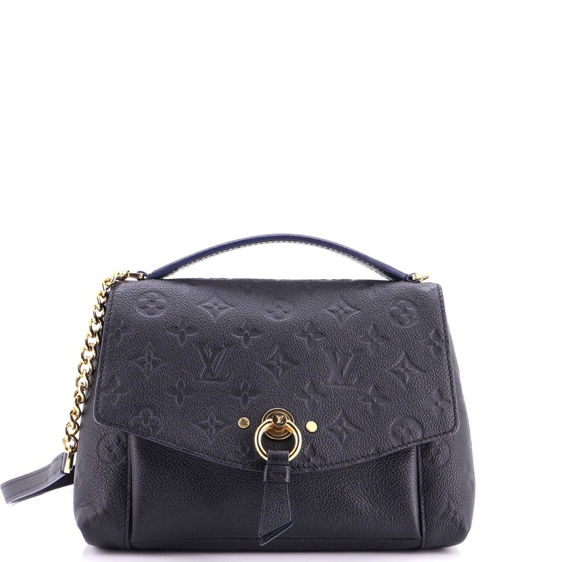 Vuitton Louis Monogram Leather Handbag Empreinte Blanche (1 of 5)